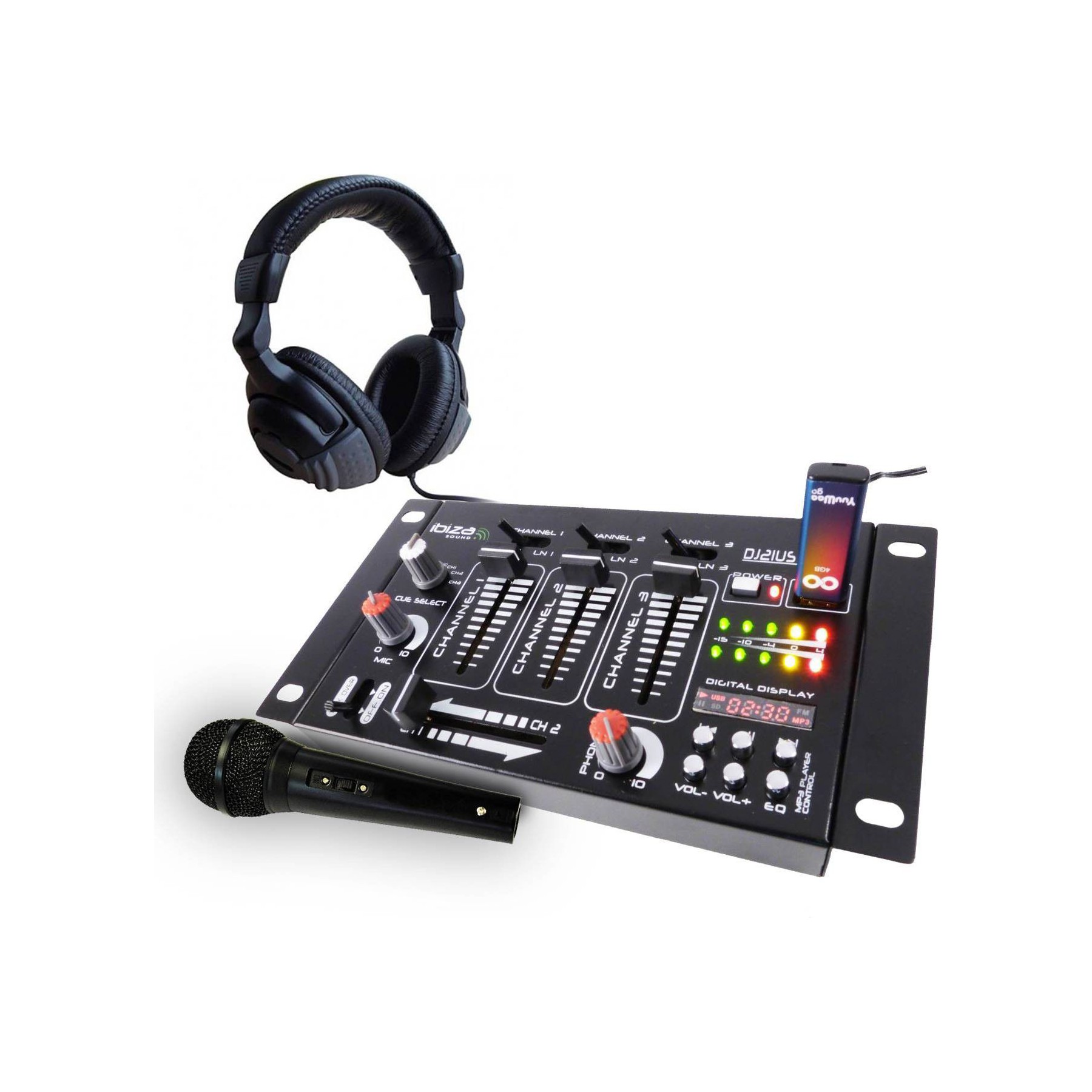 Table de mixage IBIZA Sound DJ21MK2
