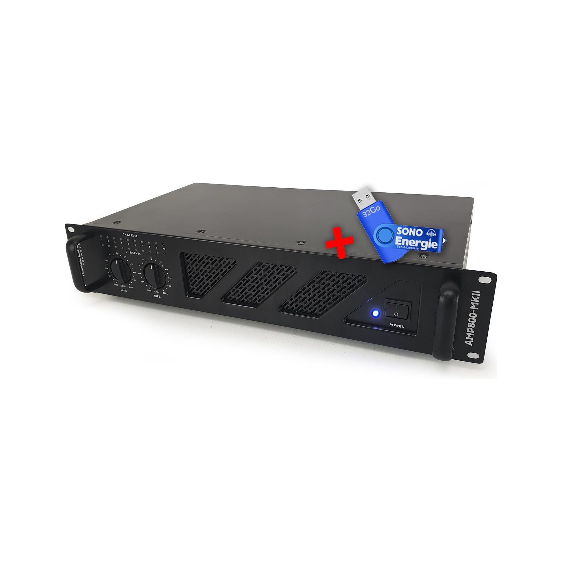 Pack sono IBIZA Ampli 2 x 600W