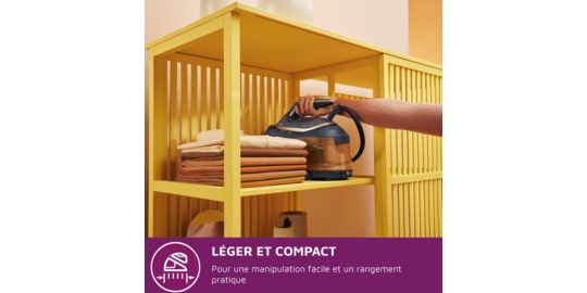 Centrale vapeur PHILIPS PSG6066/20 PerfectCare Compact Série 6000 Bleu/Doré 1.8L, 8 bars