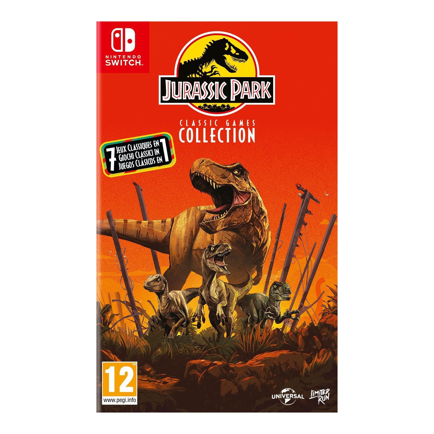 Jeu Switch LIMITED RUN GAMES Jurassic Park Classic Games Collection