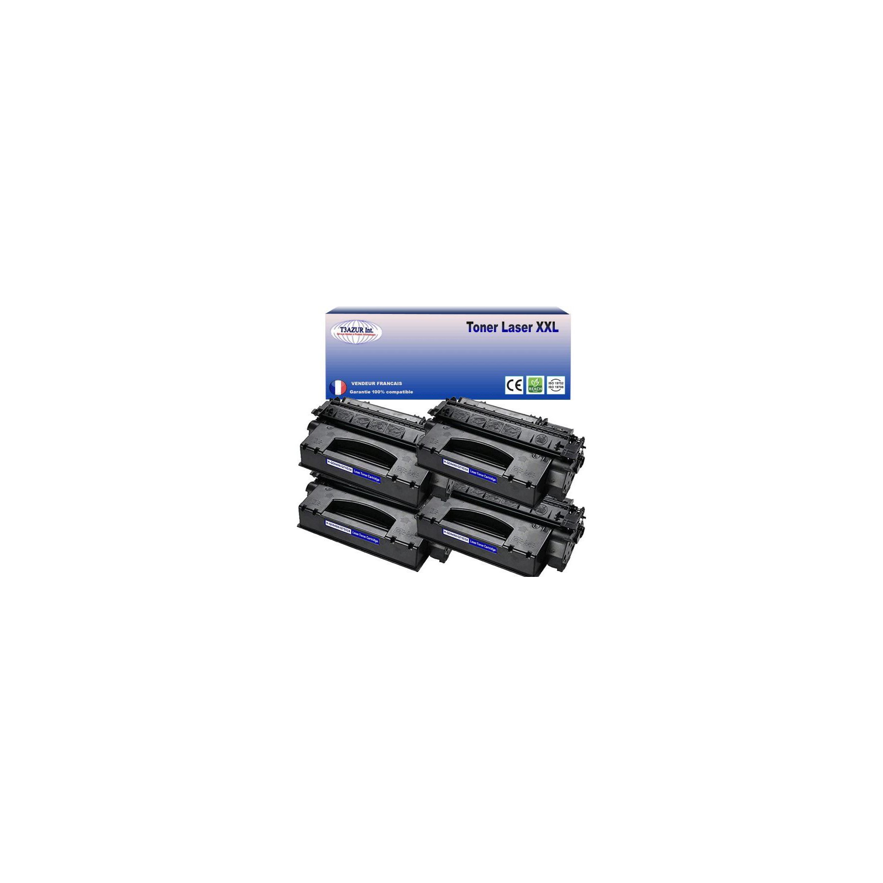 Toner T3AZUR remplace HP Q5949X (49X) Noir - 7 000p