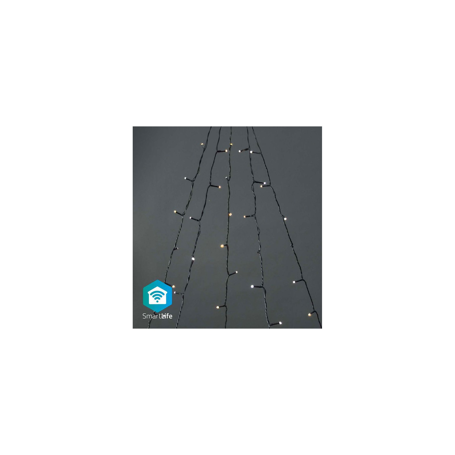 Guirlande lumineuse NEDIS Arbre à suspendre Wi-Fi 200 LED's blanc