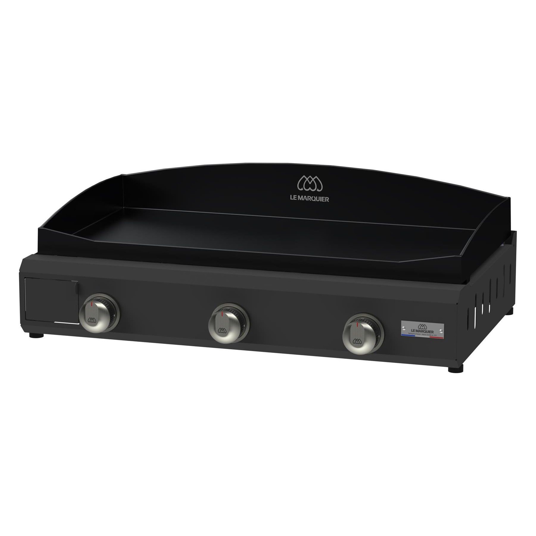 Plancha gaz LE MARQUIER Plancha AMALIA PRO gaz 375 Noire