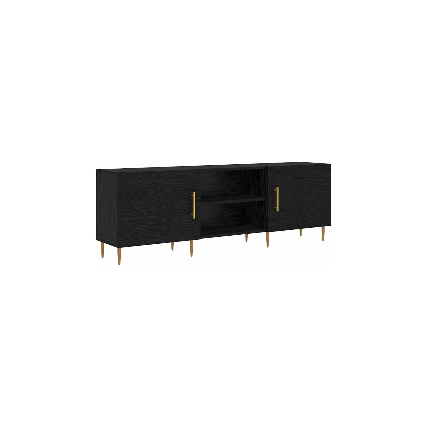 Meuble TV HELLOSHOP26 Meuble TV rectangulaire moderne finition