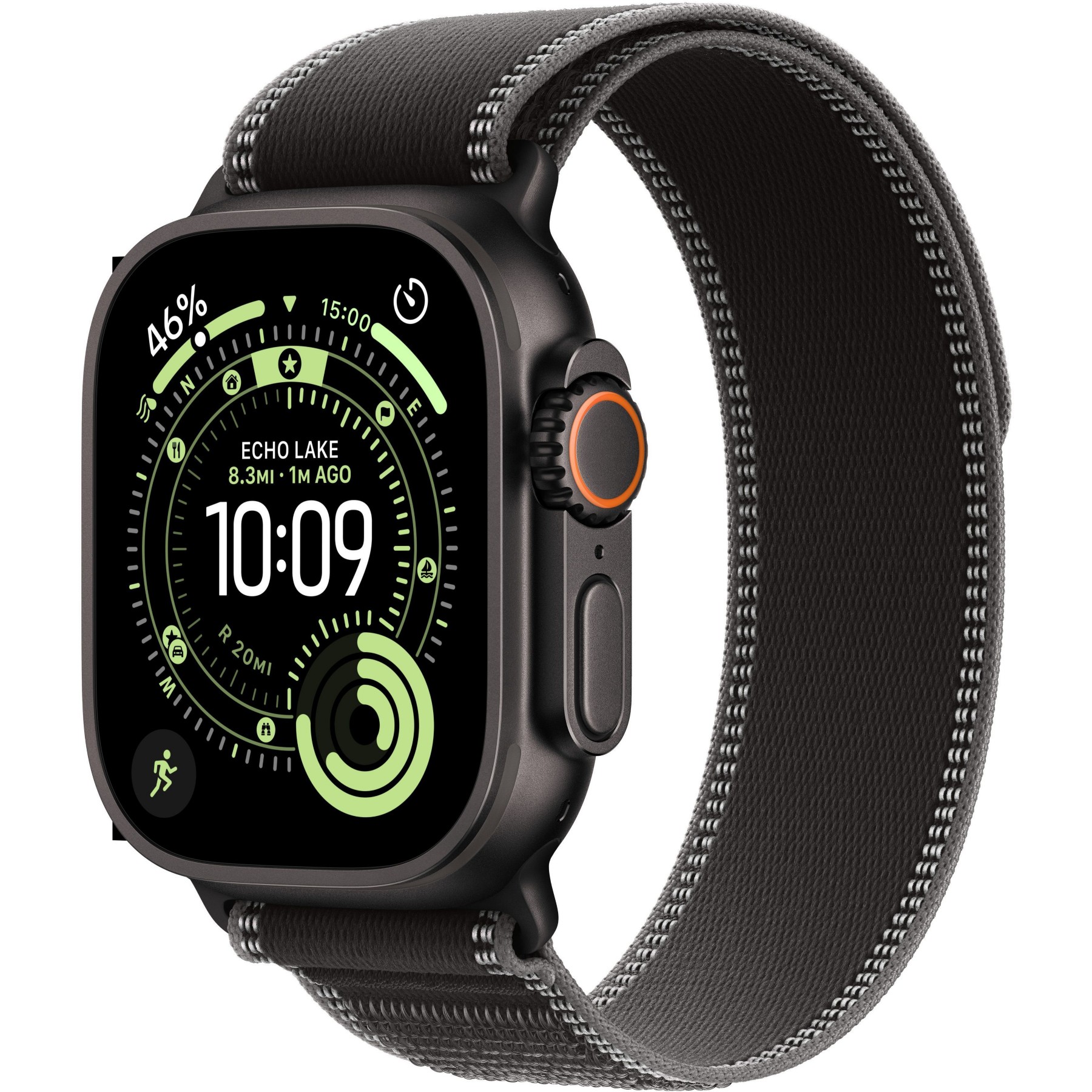 Montre connectée APPLE WATCH 49mm Tit Noir / Trail Ultra 3 M/L Cellular Reconditionné