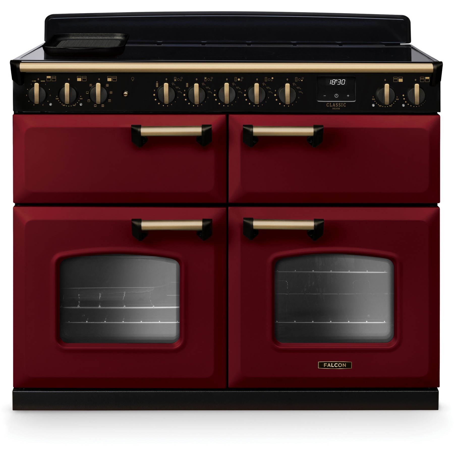 Piano de cuisson induction FALCON NGC TAB IND 110 CM BORDEAUX LAITON ANTIQ