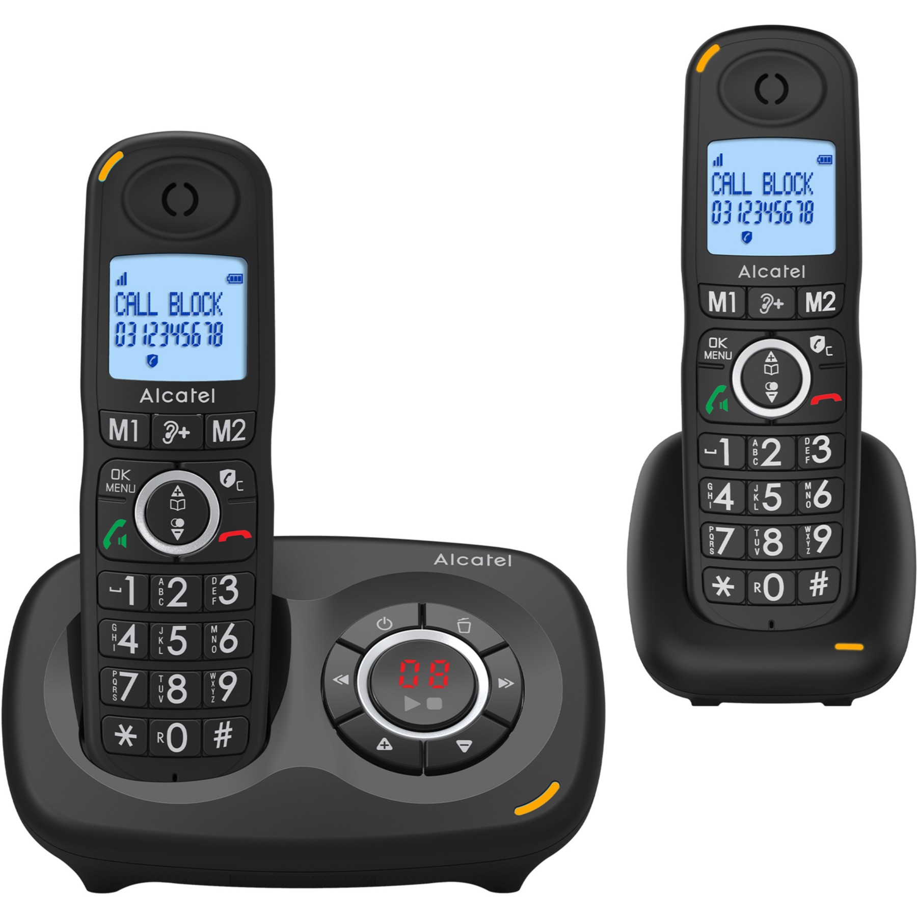 Téléphone sans fil ALCATEL XL595 Voice Duo Noir