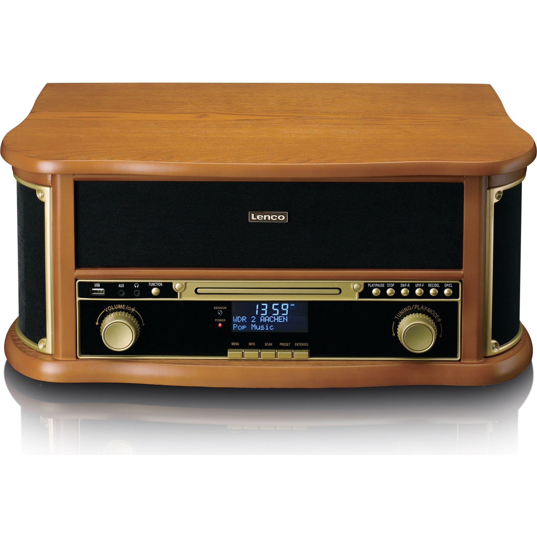 Platine vinyle LENCO TCD-2571WD