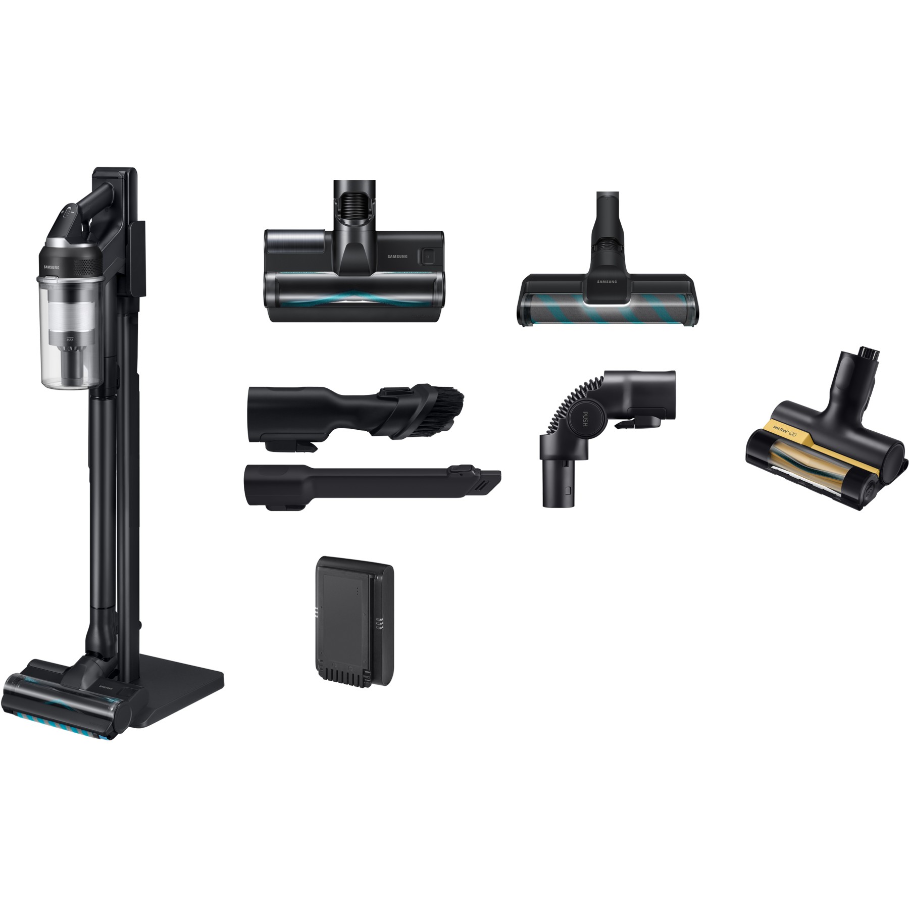 Aspirateur balai SAMSUNG Jet 95S Complete VS70H28HFC/WD