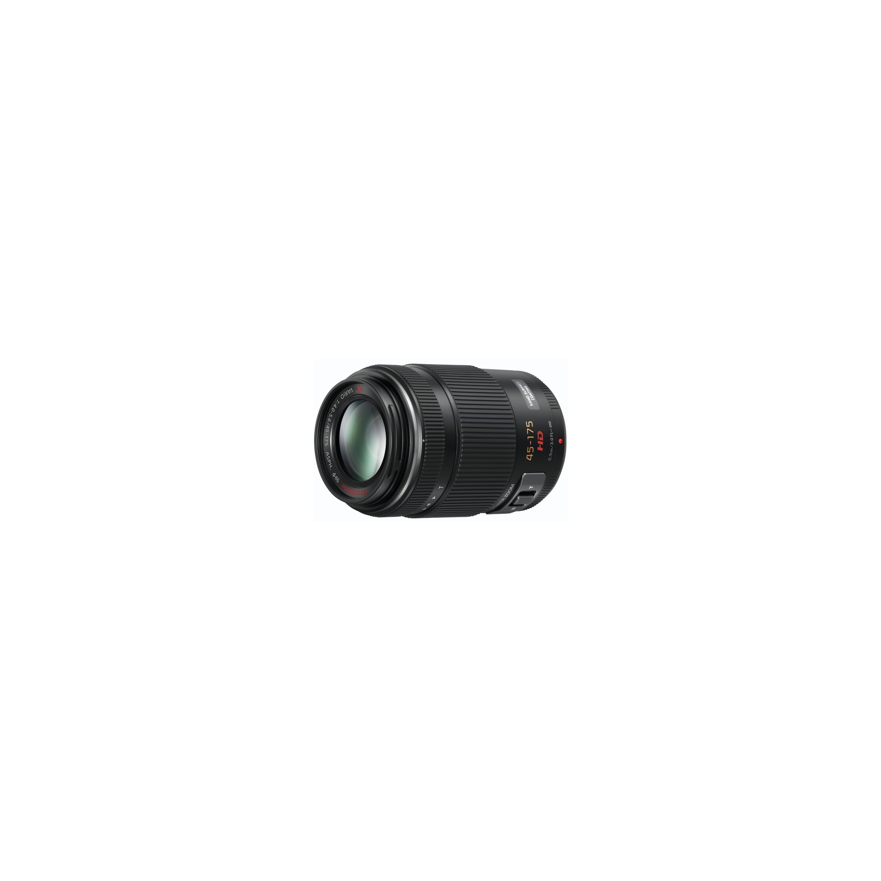 Objectif pour Hybride PANASONIC 45-175mm f/4-5.6 PZ OIS noir Lumix G X