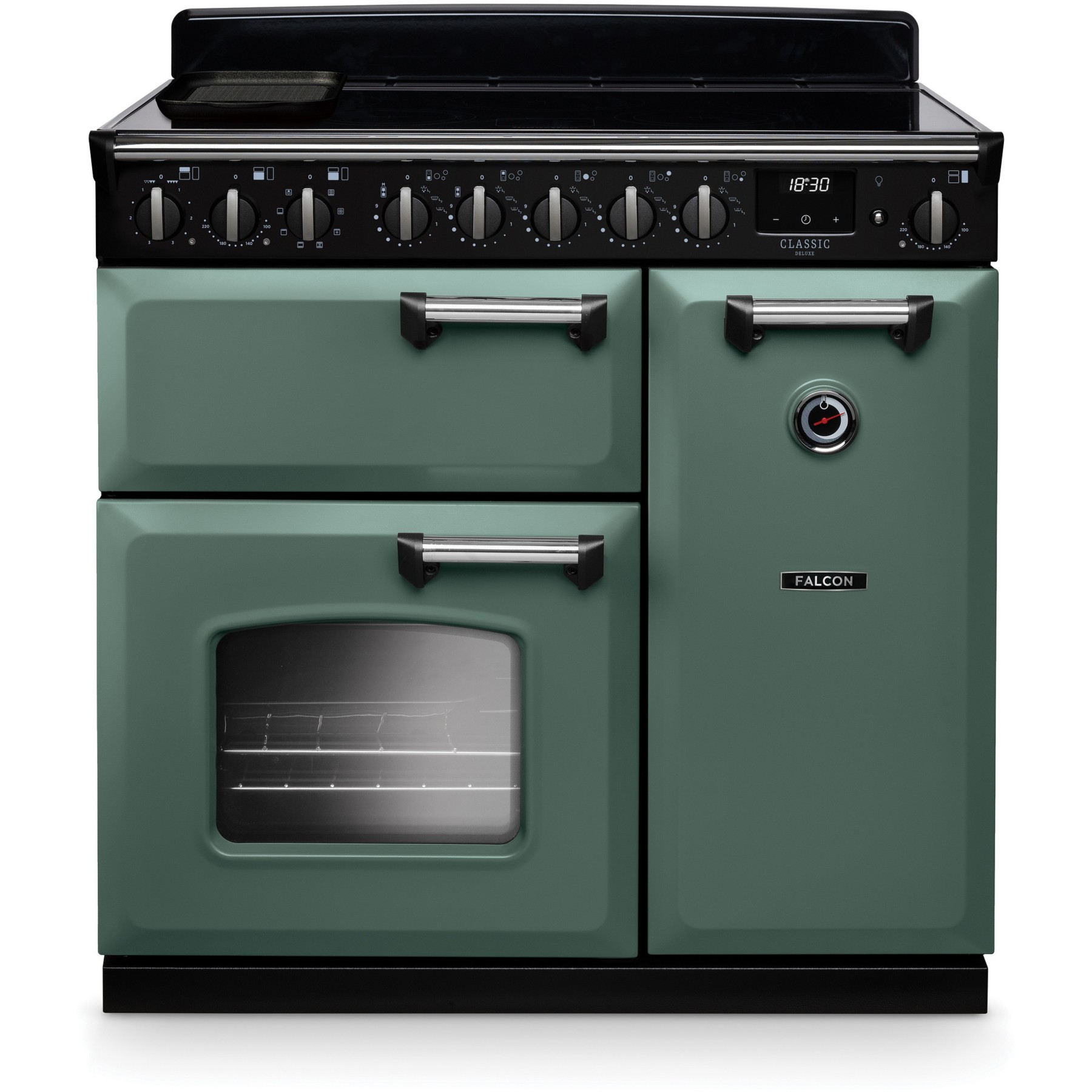 Piano de cuisson induction FALCON NGC TAB IND 90 CM VERT MINERAL CHROME
