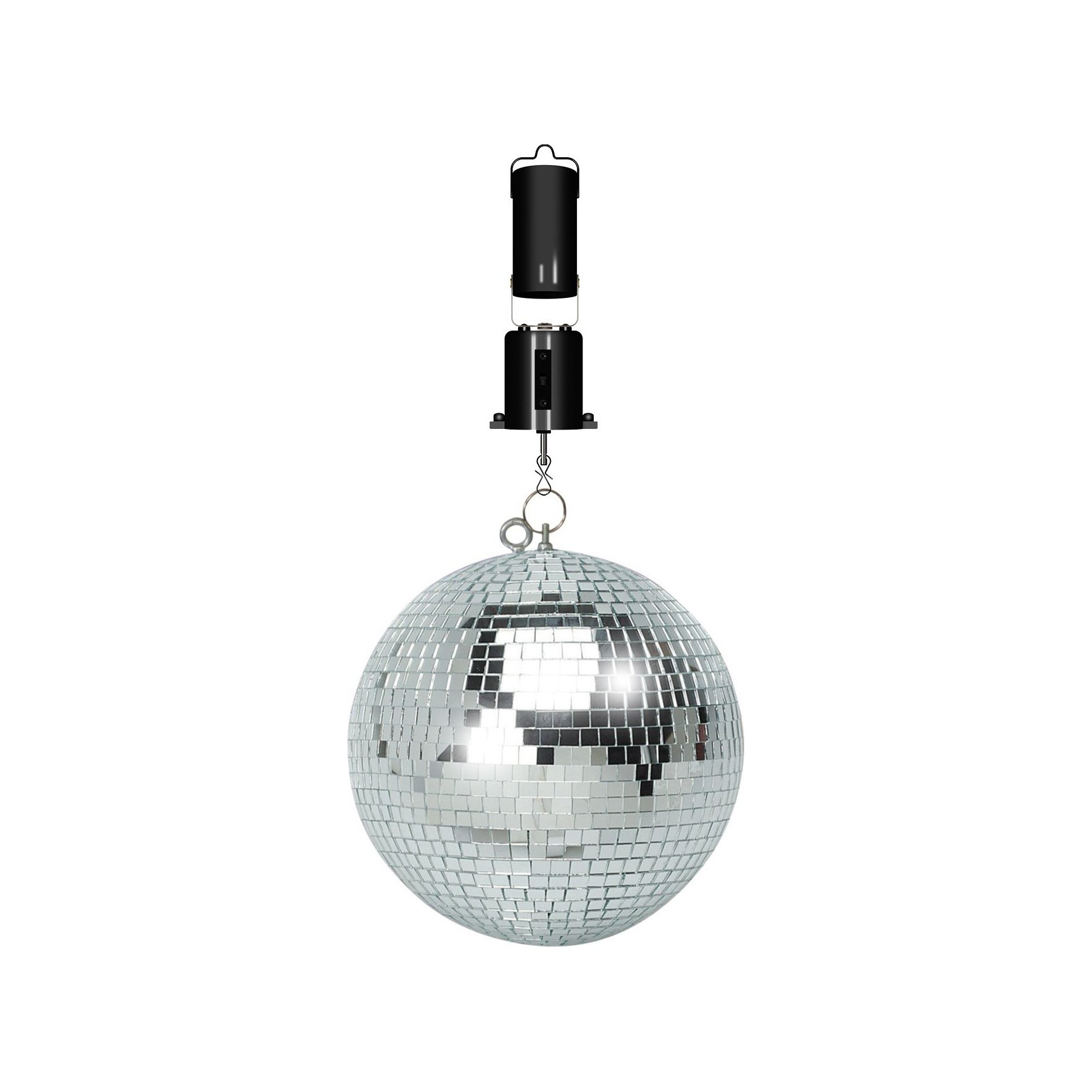 Jeu de lumières FX-LAB Boule à Facettes Argentée 40cm FXLab ave