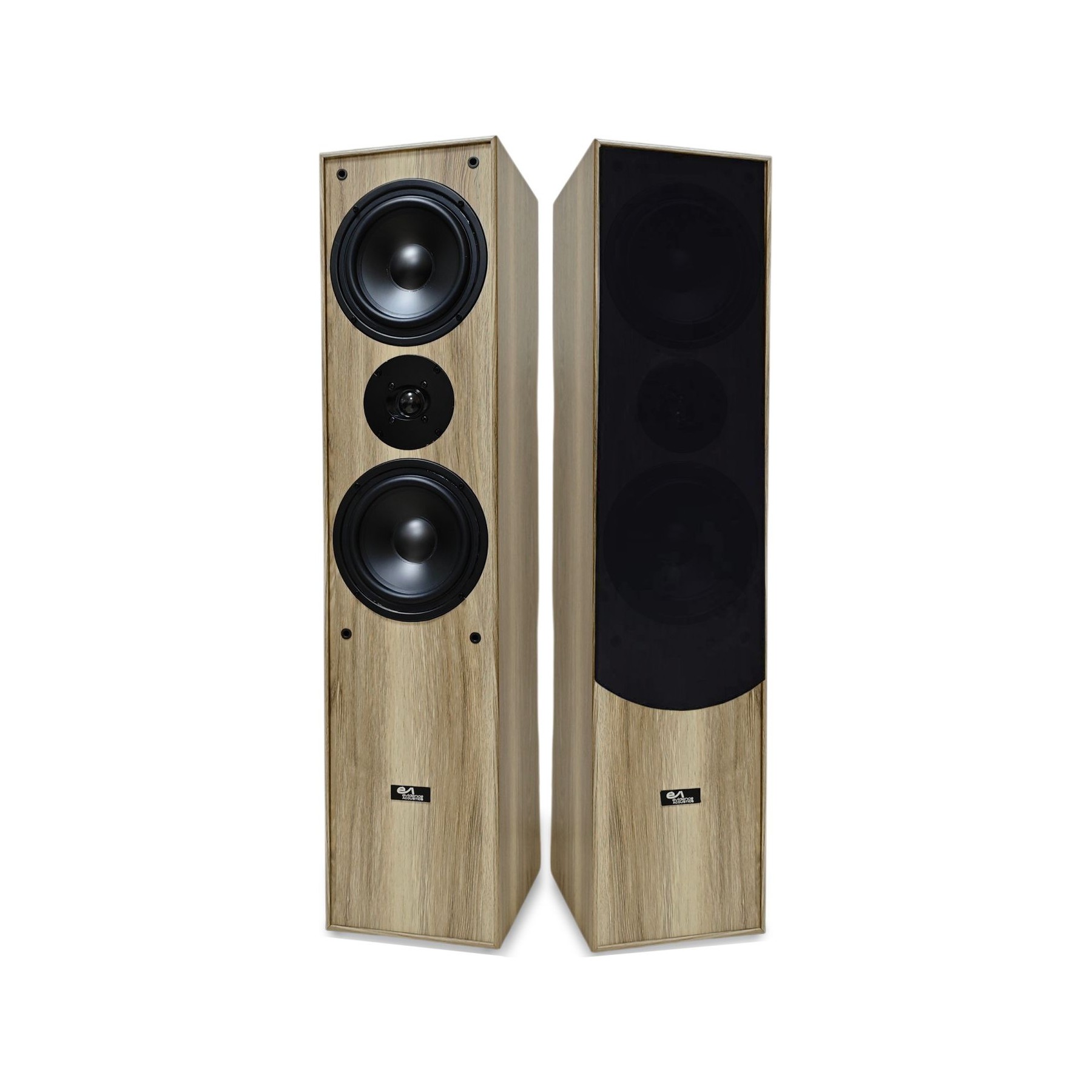 Pack enceinte Home Cinéma EVIDENCE ACOUSTICS EA700-WOOD 3 voies Bass Reflex 2x500W