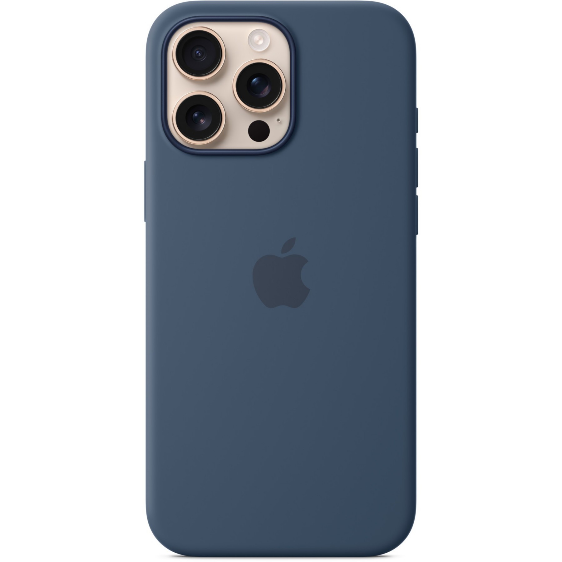Coque APPLE iPhone 16 Pro Max Denim MagSafe silic Reconditionné