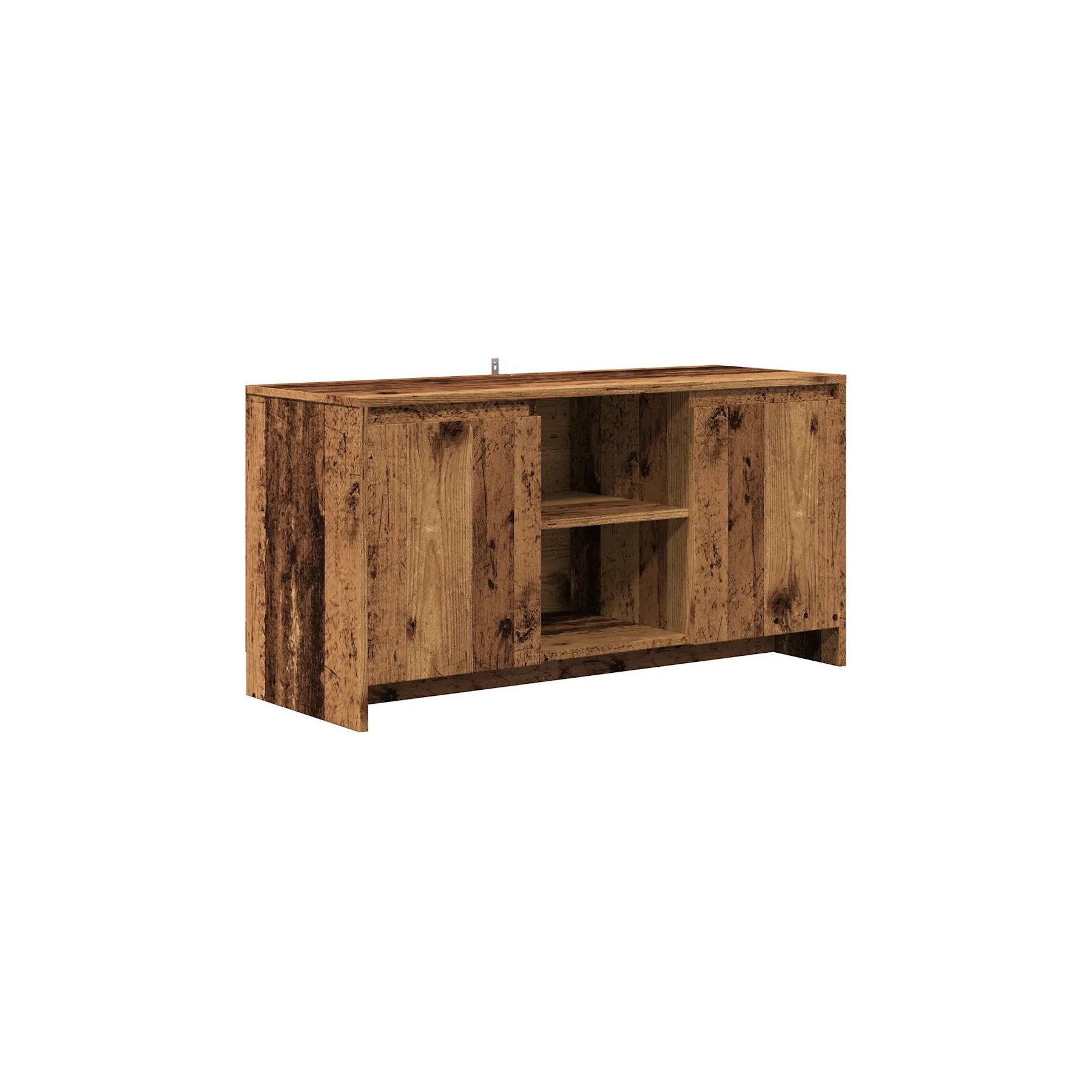 Meuble TV HELLOSHOP26 Meuble TV vintage pratique avec grand ra