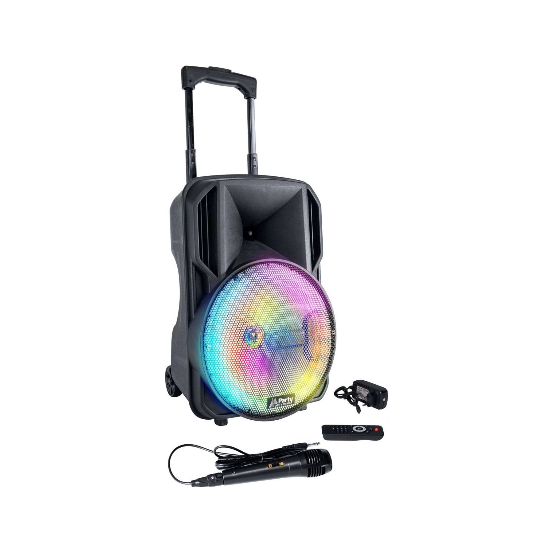 Enceinte sono PARTY LIGHT&SOUND ENCEINTE PORTABLE 10''/25cm AVEC USB, Mi