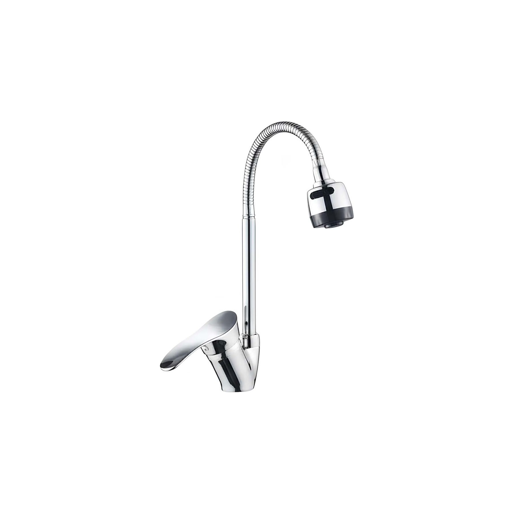 Robinet AVIZAR Pivotant avec Bec Flexible Chromé