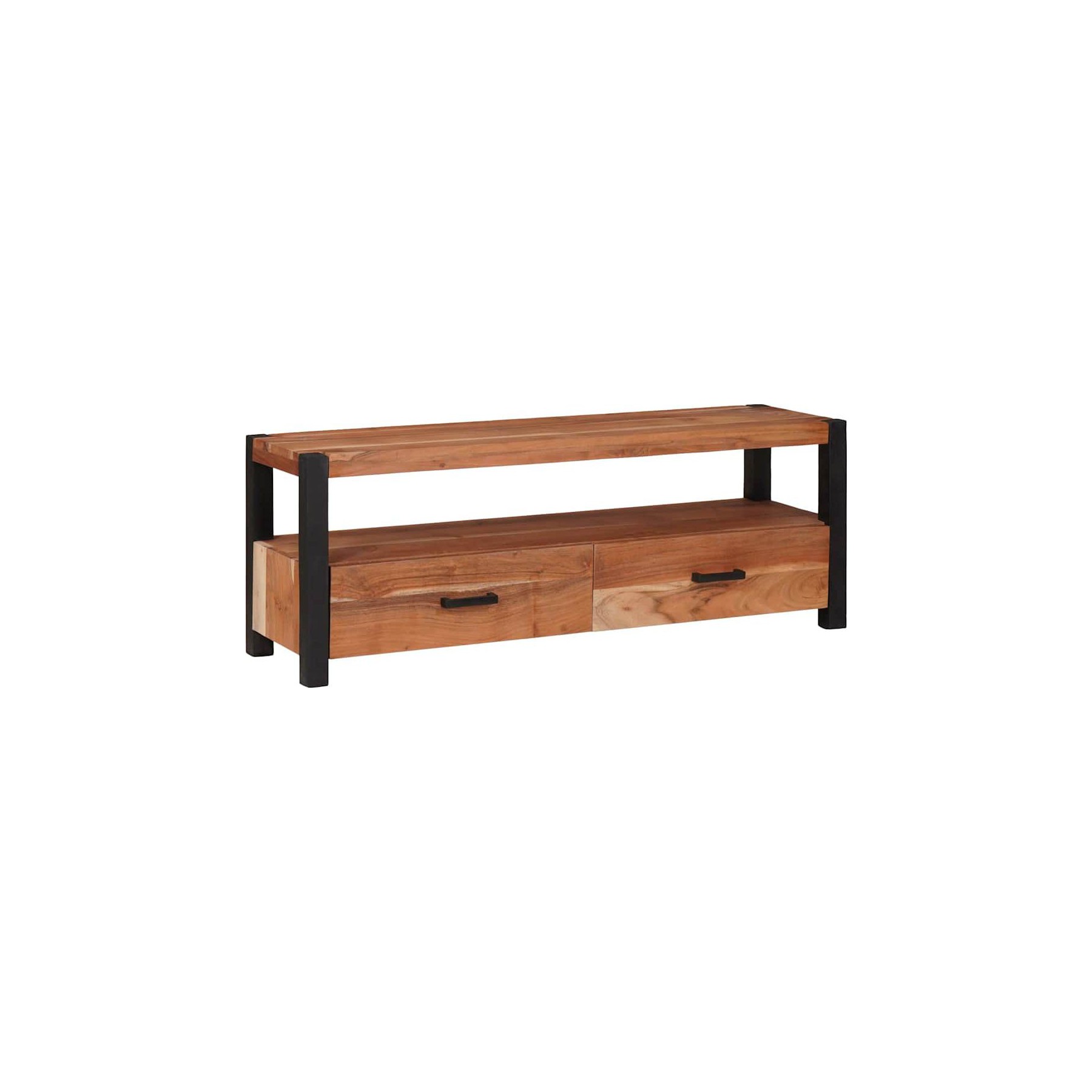 Meuble TV HELLOSHOP26 Meuble TV compact rangement salon 110 x
