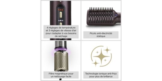Brosse lissante BABYLISS Air Power Smooth AS6400E