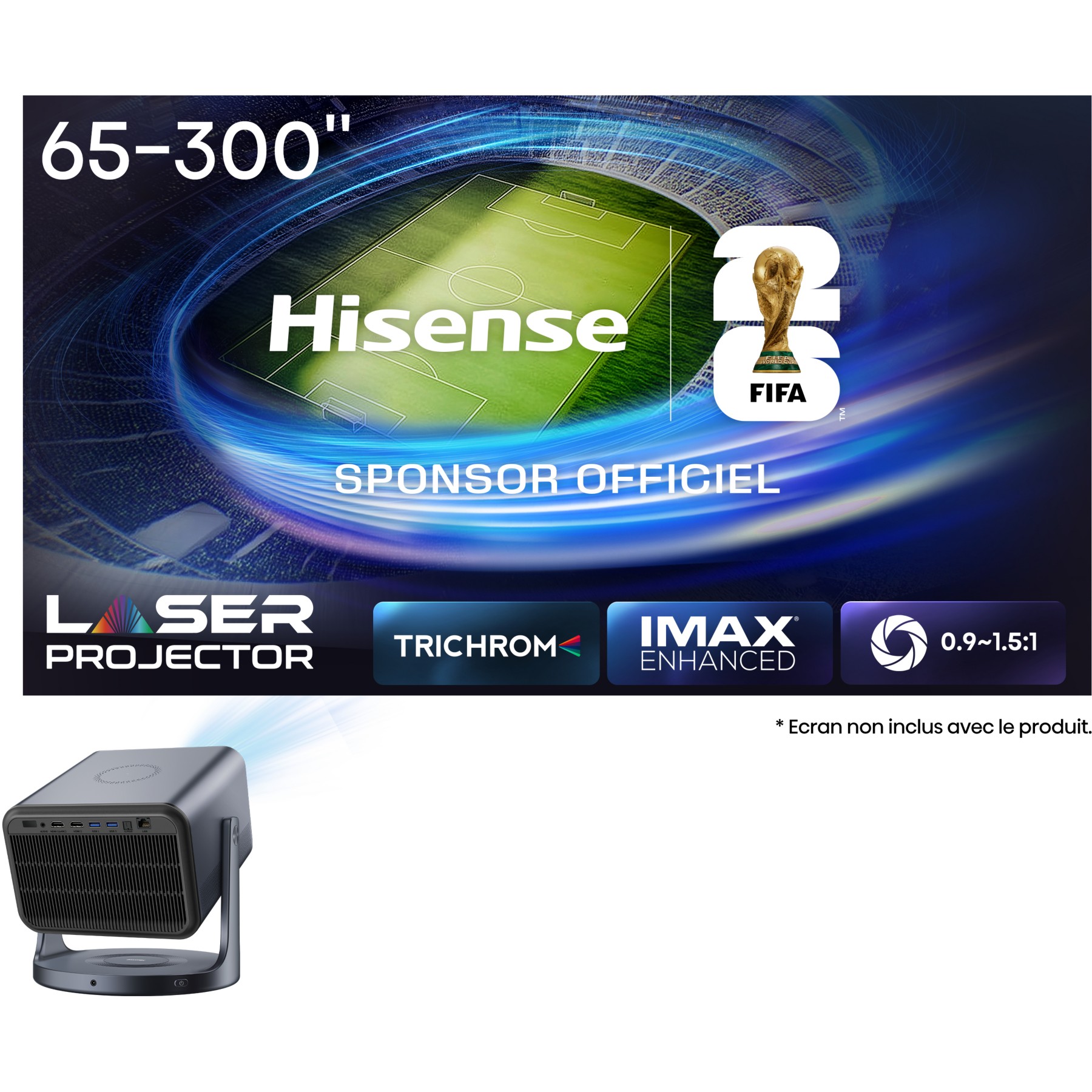 Vidéoprojecteur home cinéma HISENSE Laser TV Trichroma C2 PRO