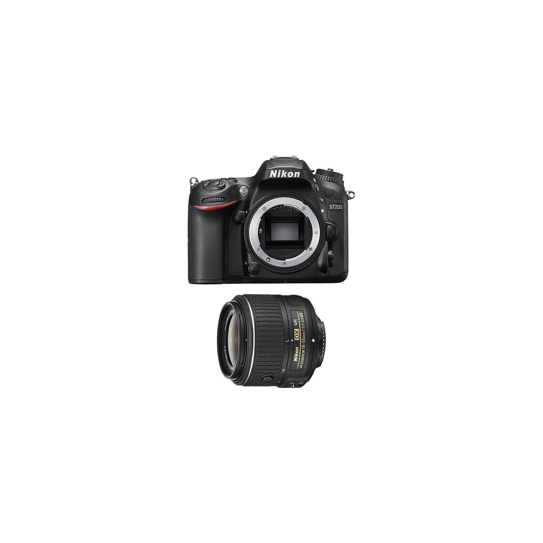 Appareil photo Reflex NIKON D7200 + 18-55 VR Reconditionné