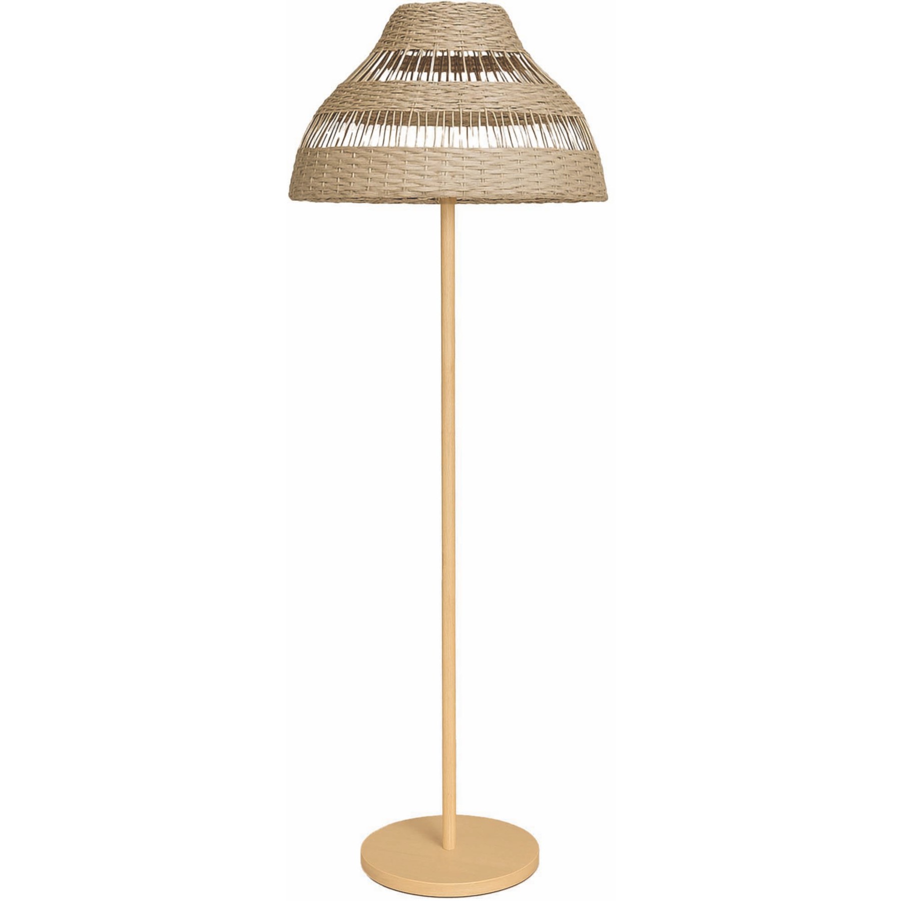 Lampe LED LUMISKY Lampadaire sans fil pied metal LED blanc