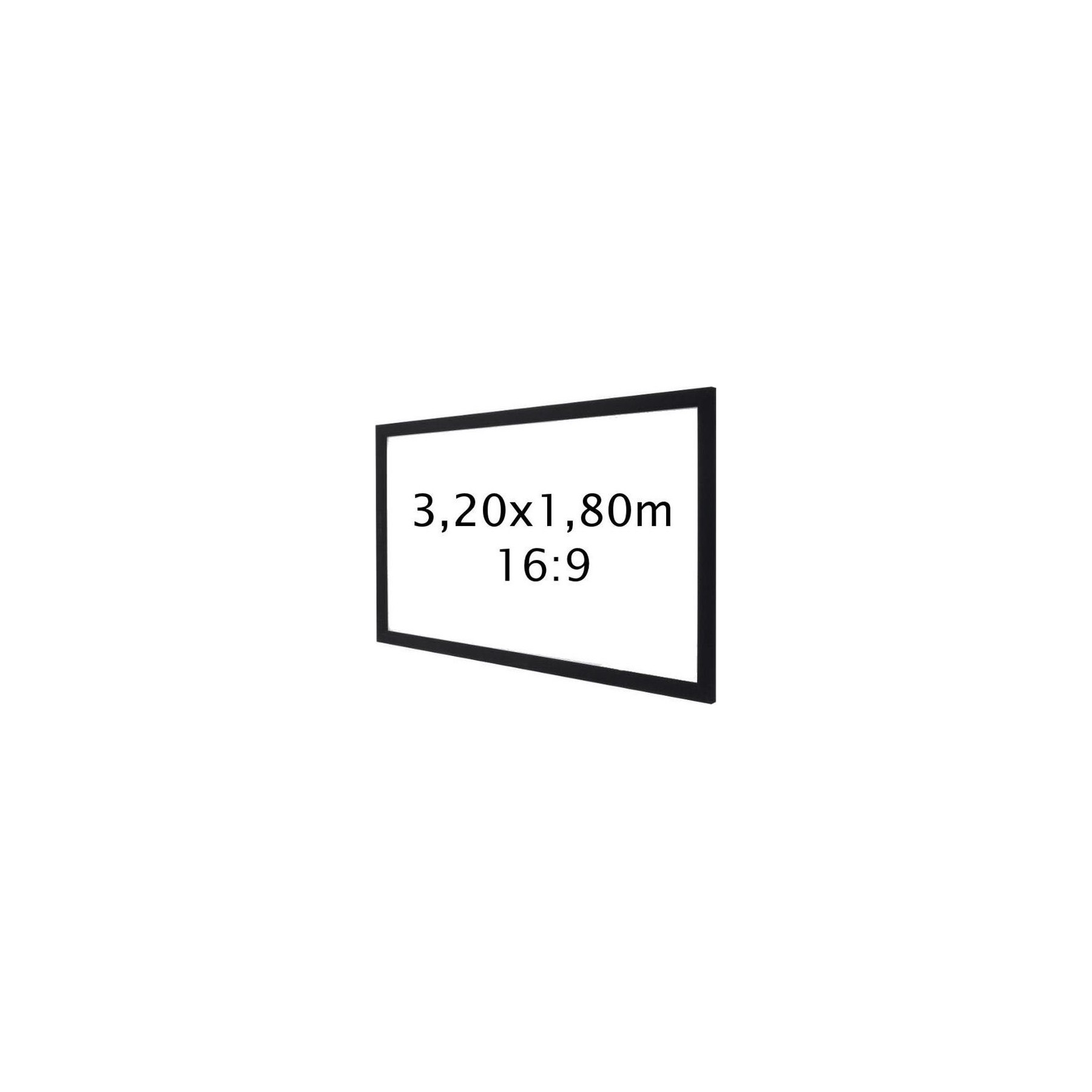 Ecran de projection KIMEX sur cadre 3,20 x 1,80 m- Format 16:9