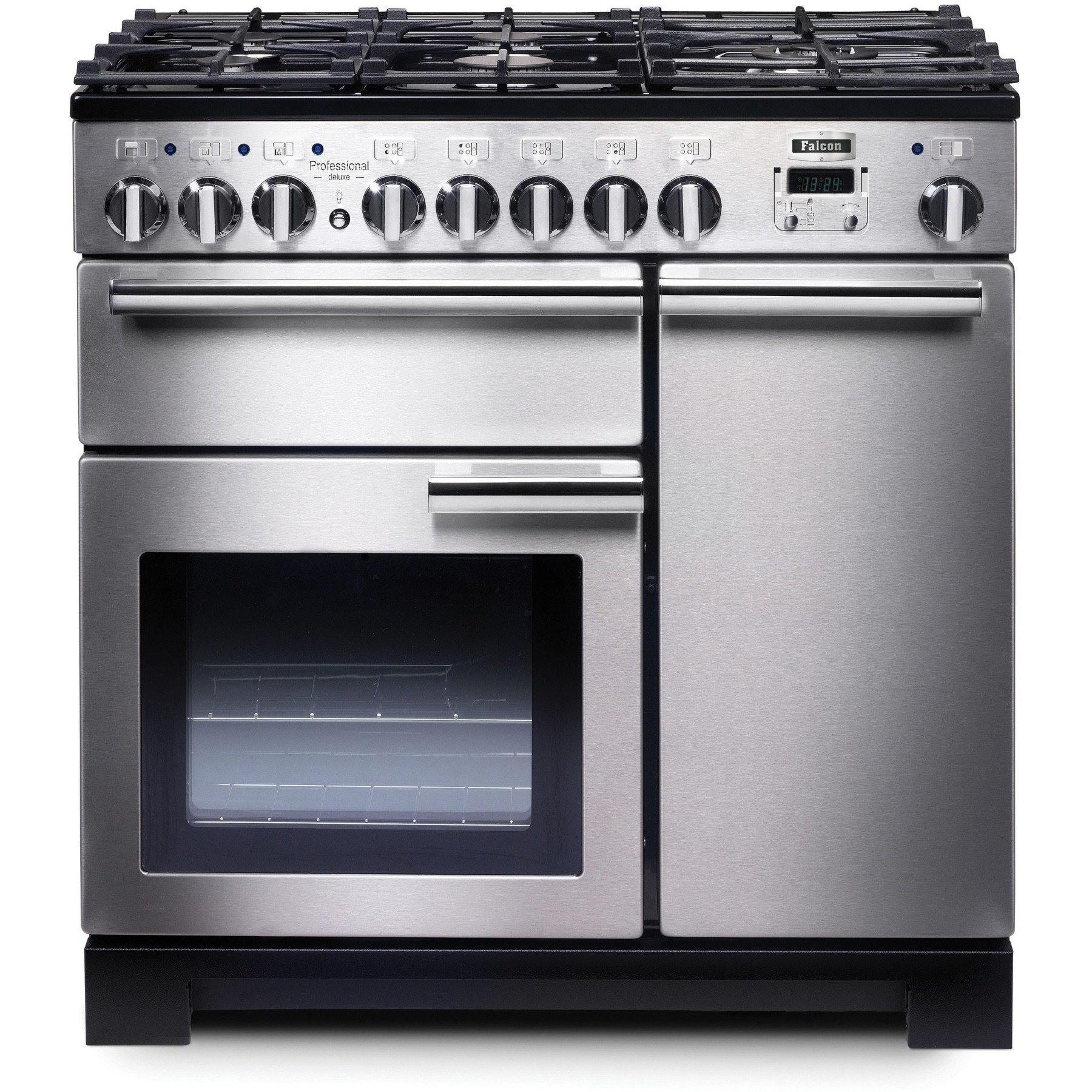 Piano de cuisson gaz FALCON PRODELUX90 MIXT INOX/CHROME