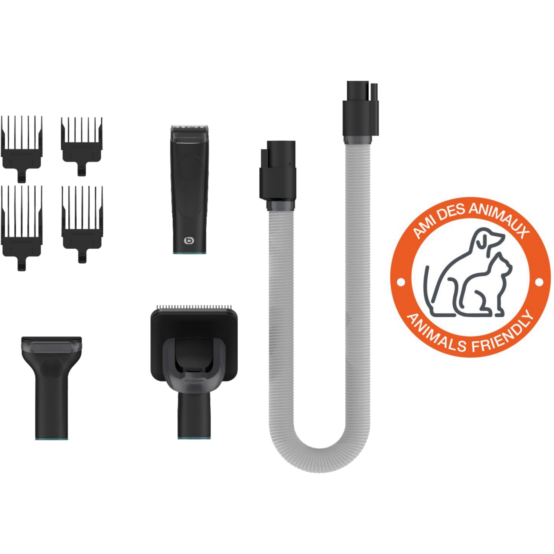 Accessoire toilettage ESSENTIELB kit complet compatible aspirateur balai Easy Tech, Easy Tech Pro, Easy Tech Zero Dust