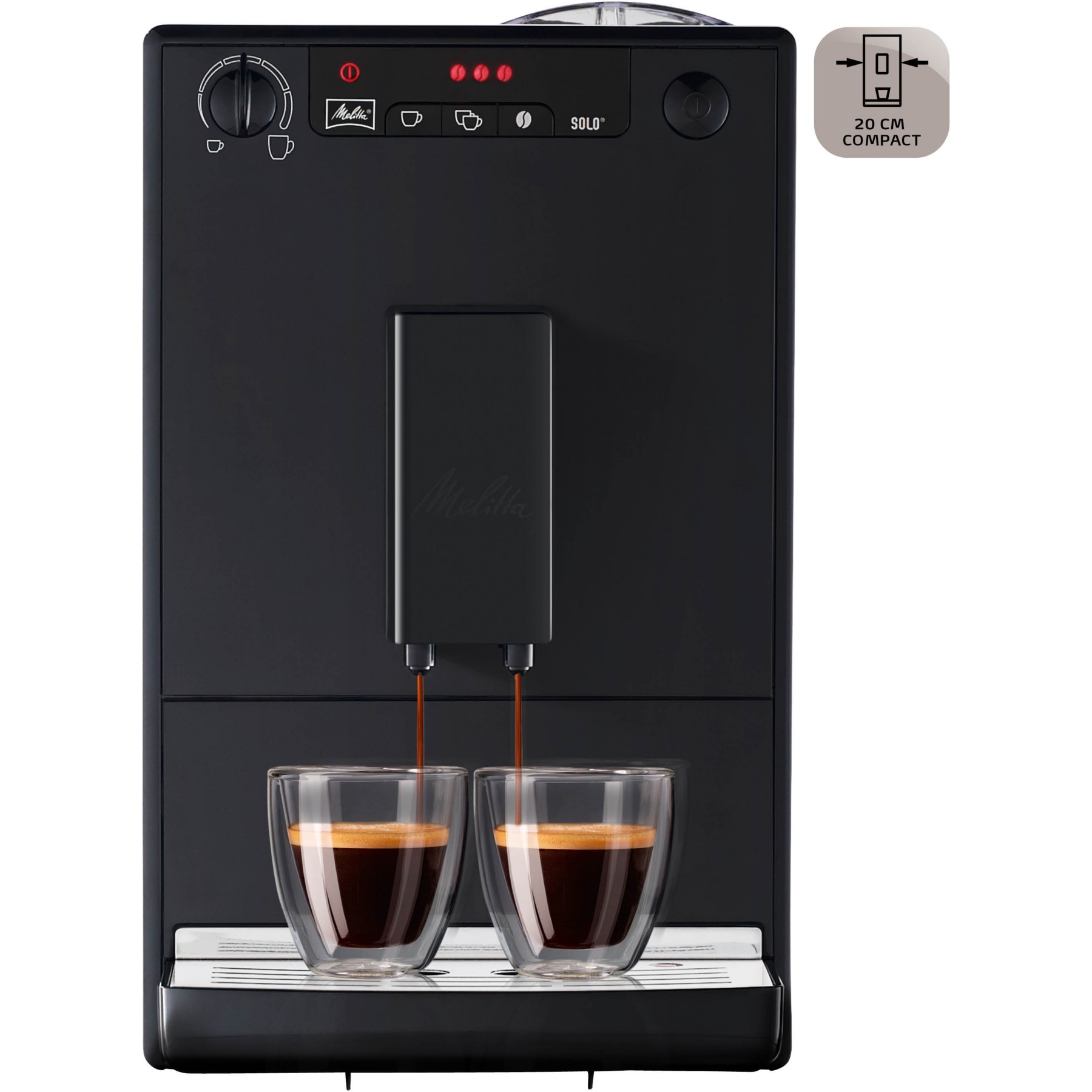 Expresso Broyeur MELITTA E 950-222 caffeo solo pure noir