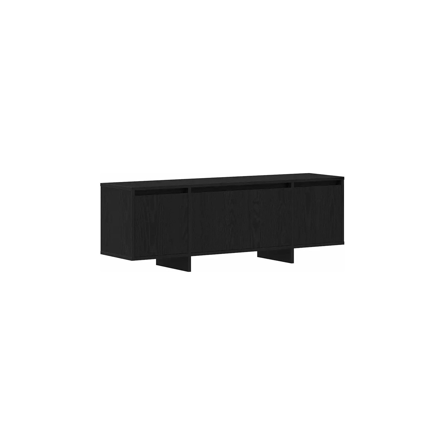 Meuble TV HELLOSHOP26 Meuble TV moderne avec portes affleurant