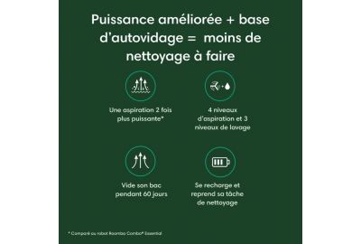 Robot Aspirateur Laveur IROBOT Roomba Combo 2 Essential