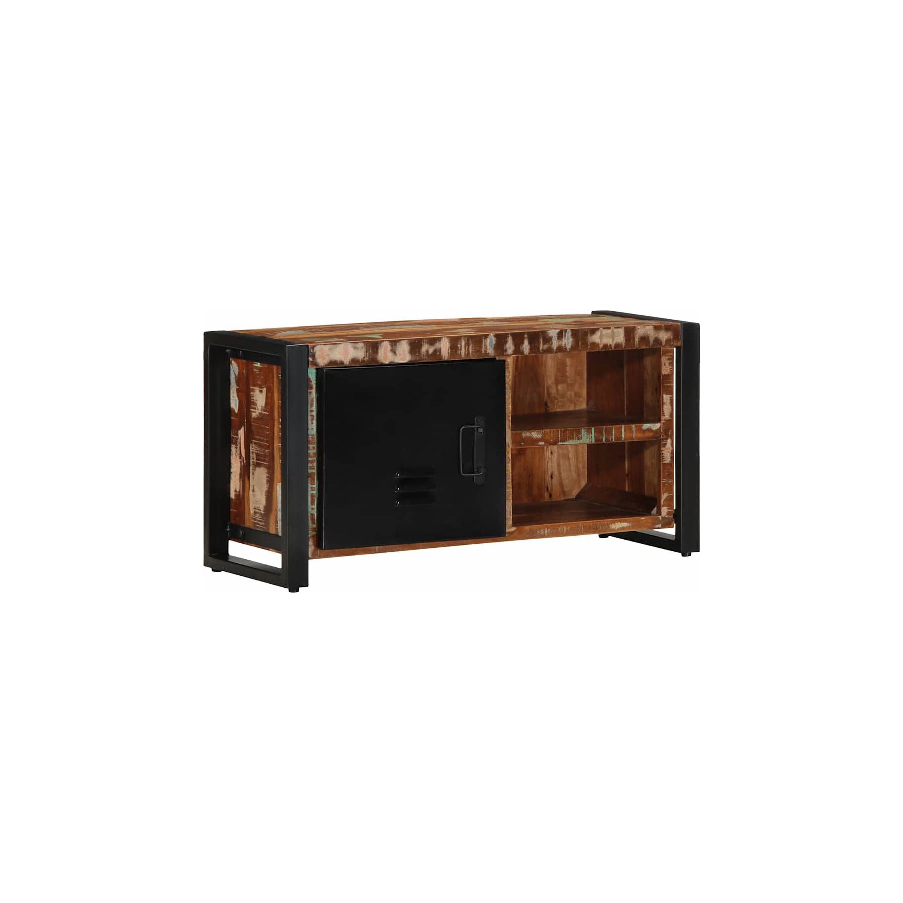 Meuble TV HELLOSHOP26 Meuble TV design industriel avec grand r