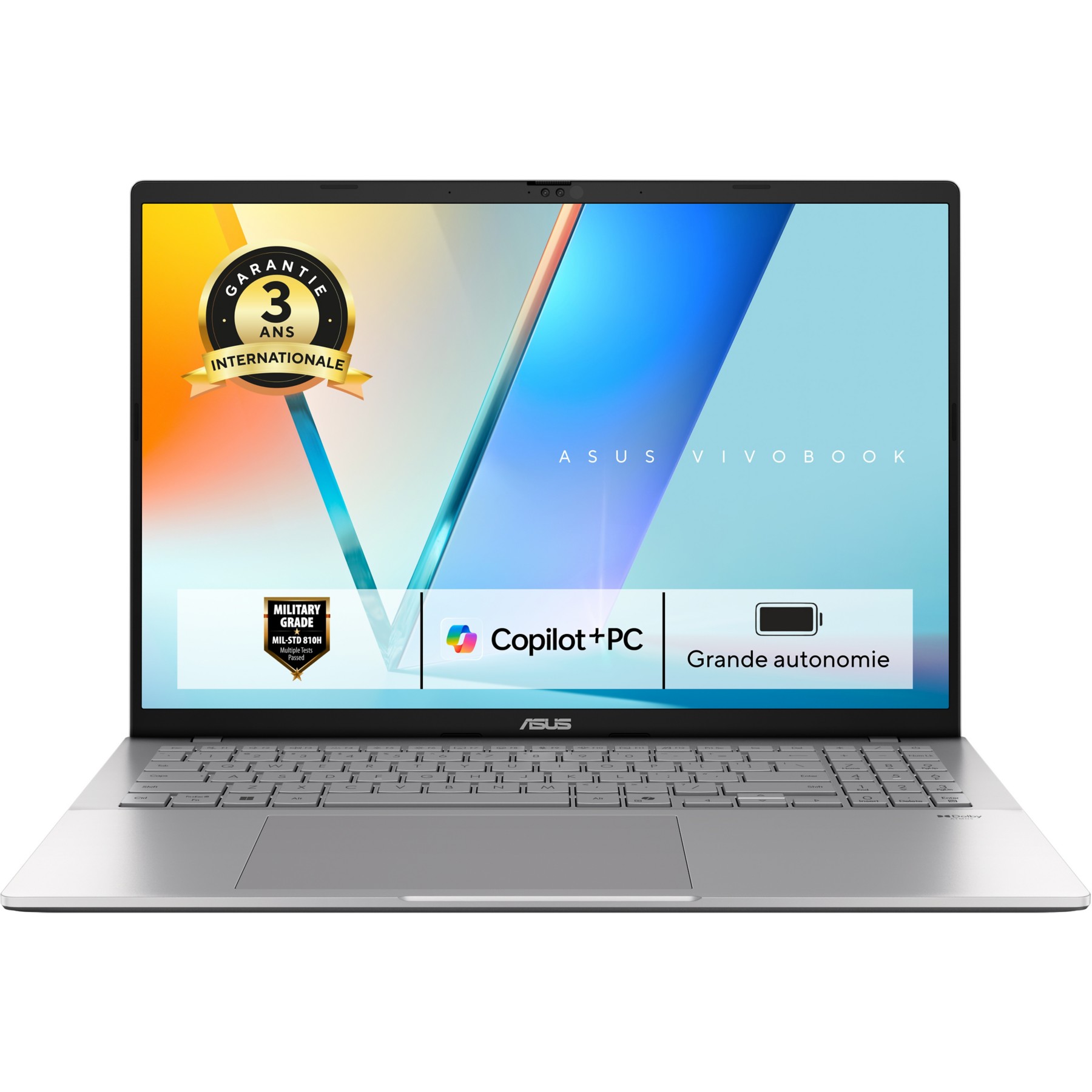 Ordinateur portable ASUS Vivobook S16 Copilot+ PC S3607QASH080W Reconditionné