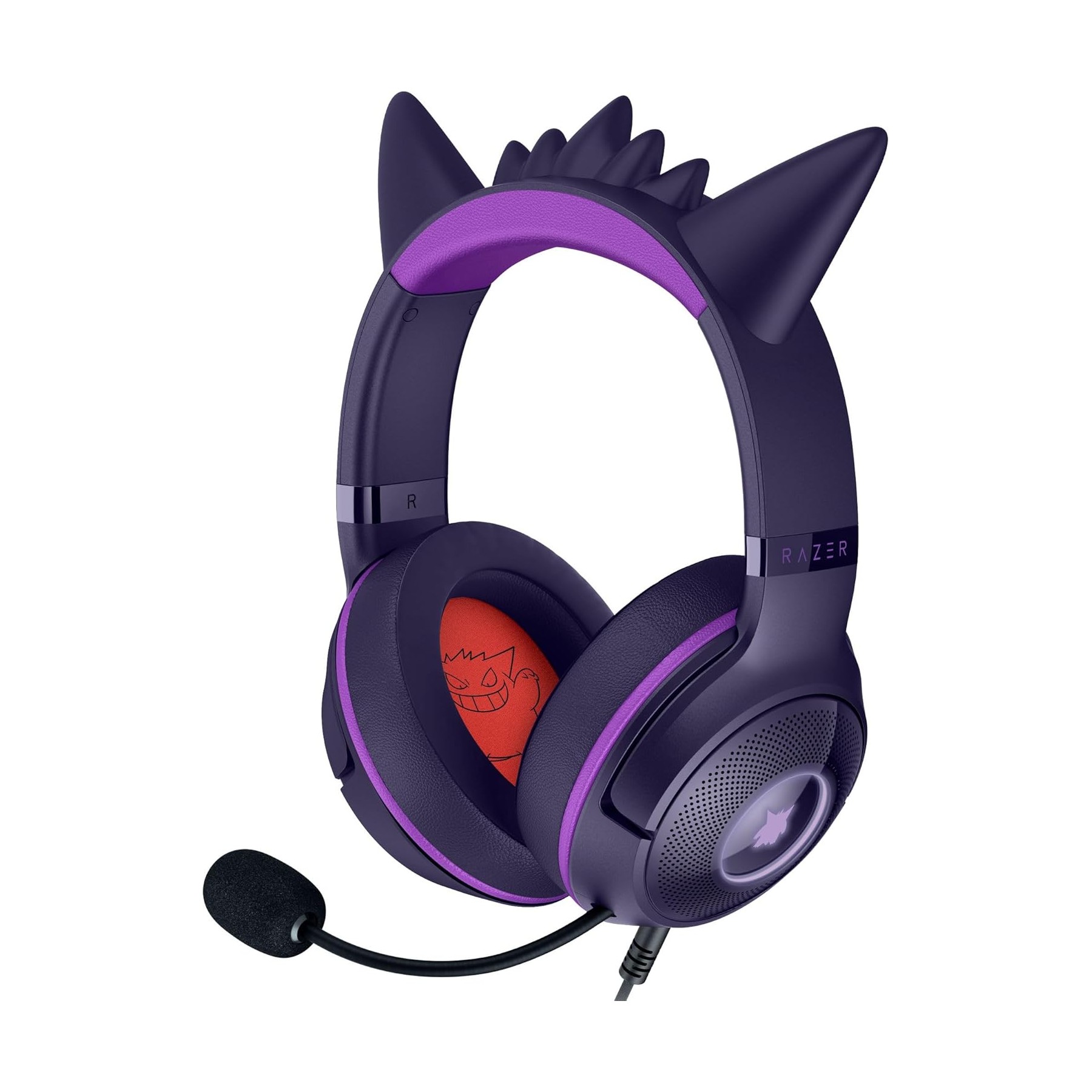 Casque gamer RAZER KRAKEN KITTY V2 ÉDITION POKÉMON GENGAR