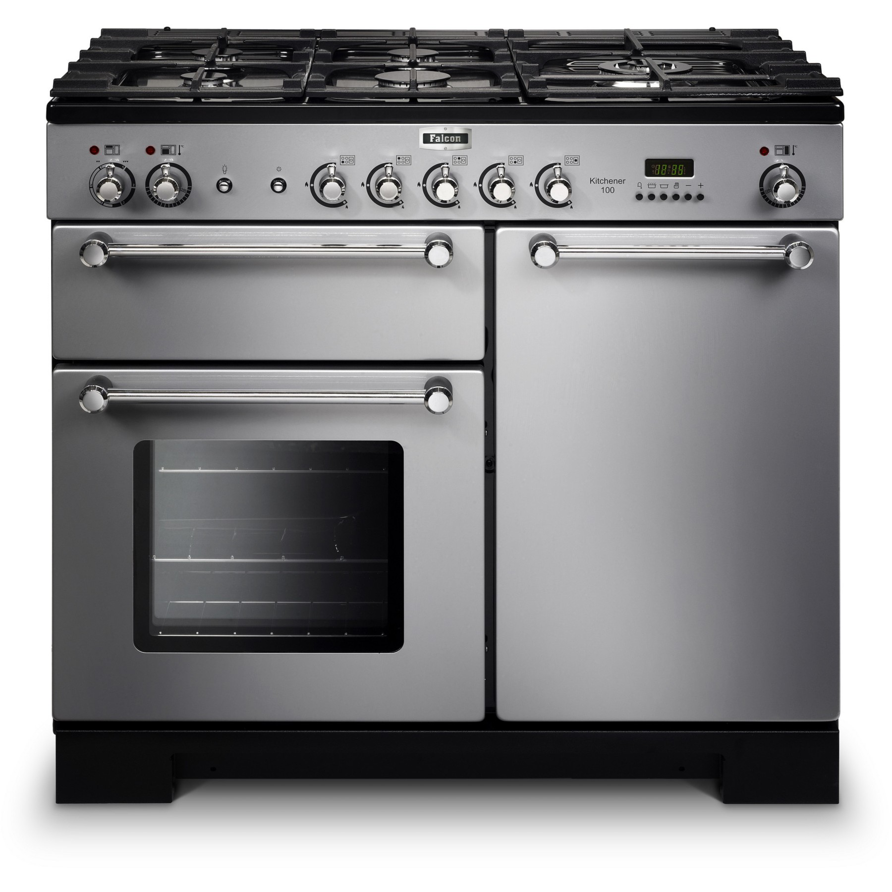 Piano de cuisson gaz FALCON KITCHENER 100 Mixte INOX CHROME