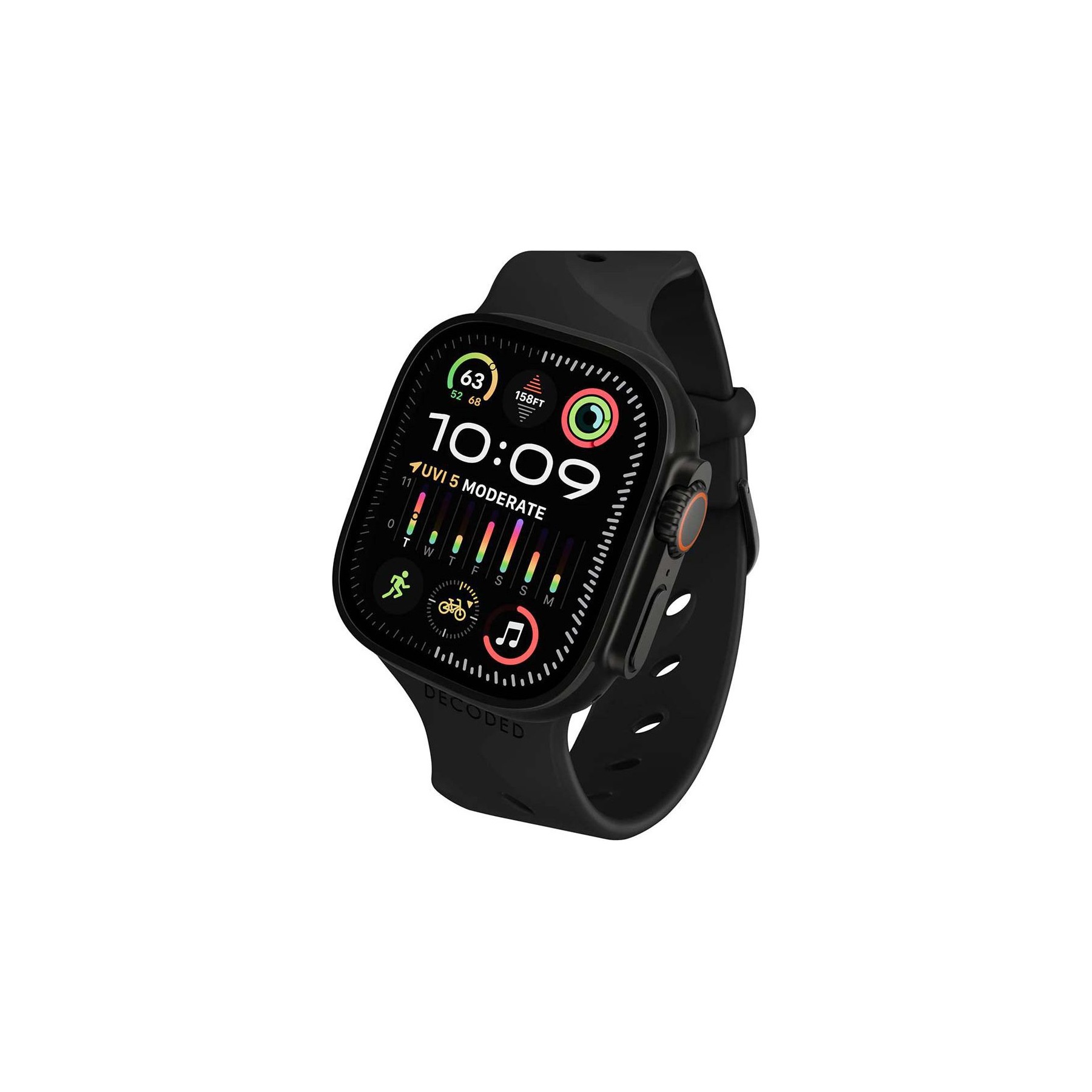 Bracelet DECODED pour Apple Watch 38 à 42mm en Silicone