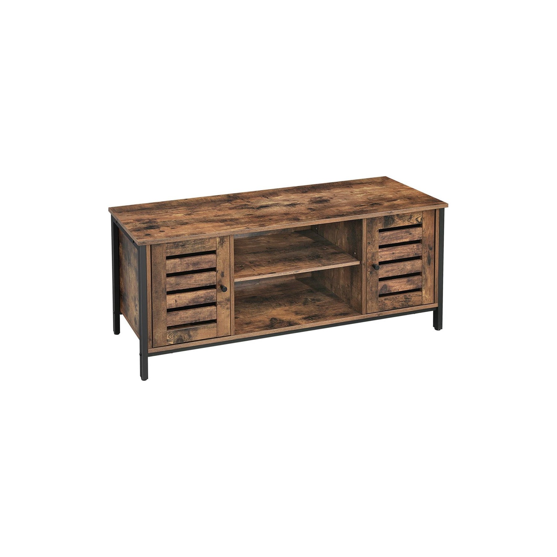 Meuble TV HELLOSHOP26 Meuble TV support télévision avec étagèr
