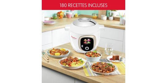 Cookeo MOULINEX COOKEO BLANC 180R + Extra Crisp YY5584FB