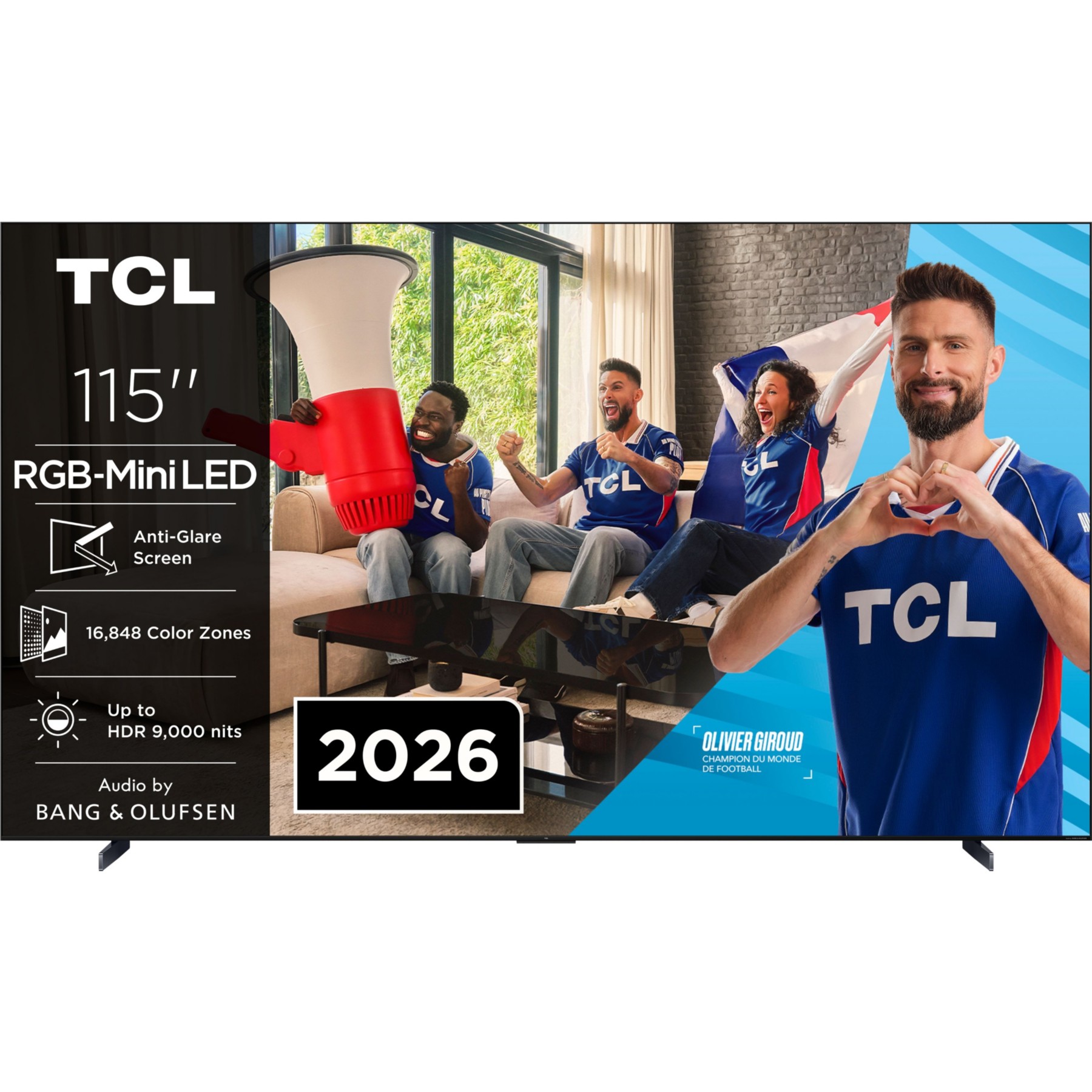 TV RGB TCL 115RM9L (2026) 115" (291 cm)