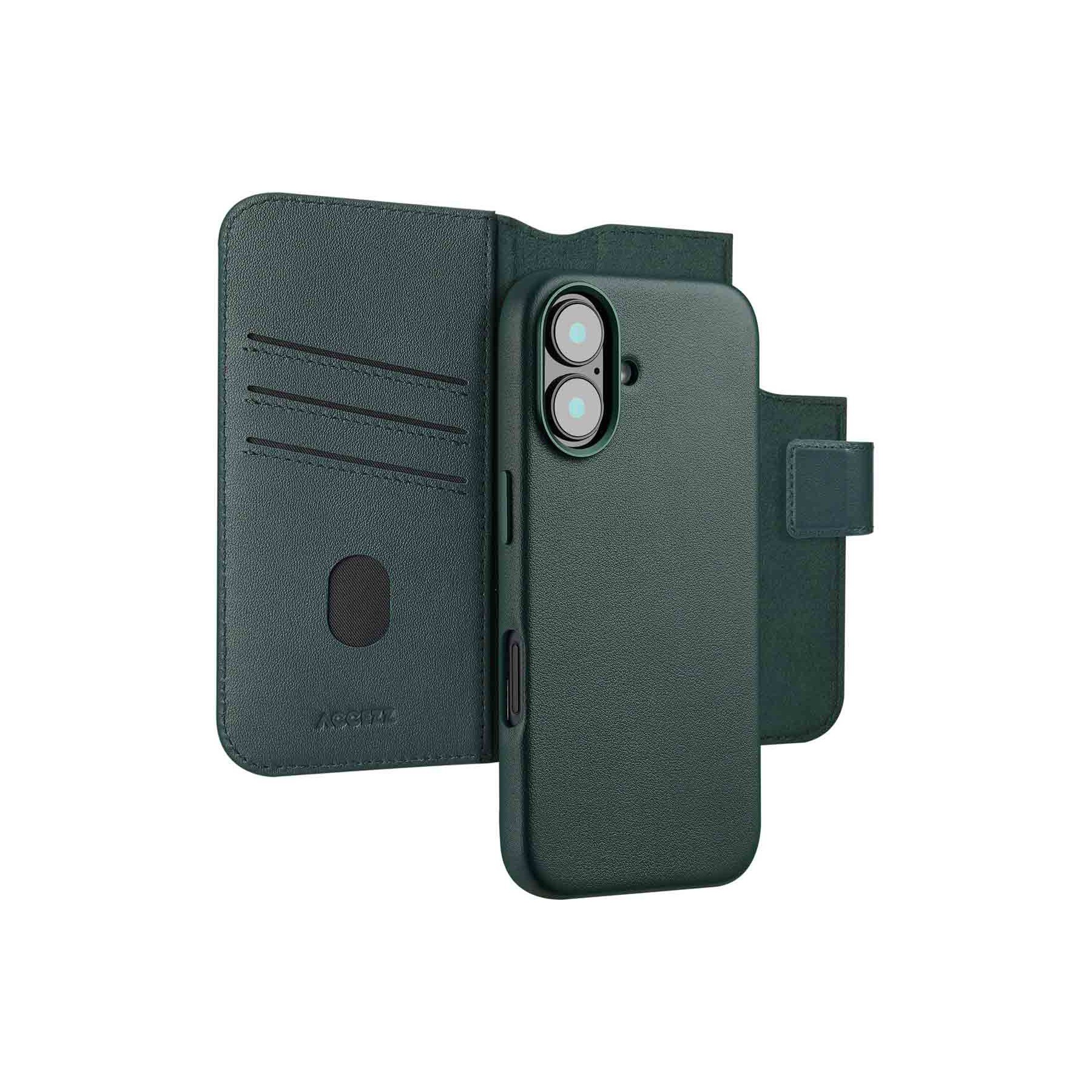 Coque étui ACCEZZ pour Apple iPhone 16 - Cedar Green