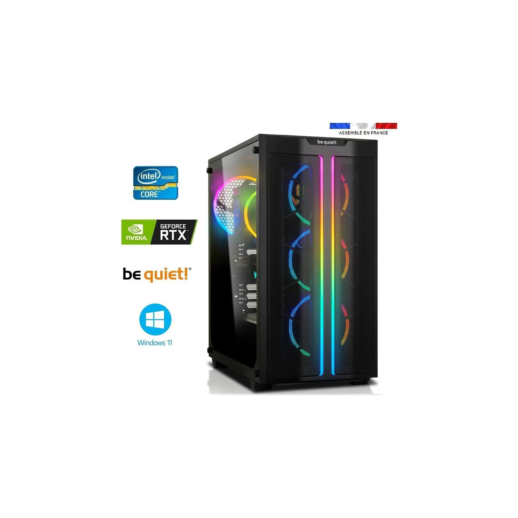 PC Gamer IDEES JEUX Base 500FX I7-265KF-RTX5070Ti-32G-1+2To