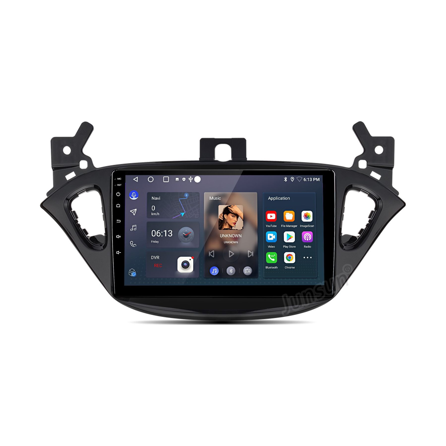 Autoradio connecté JUNSUN pour Opel Corsa E 2015-19 4+64G Carplay