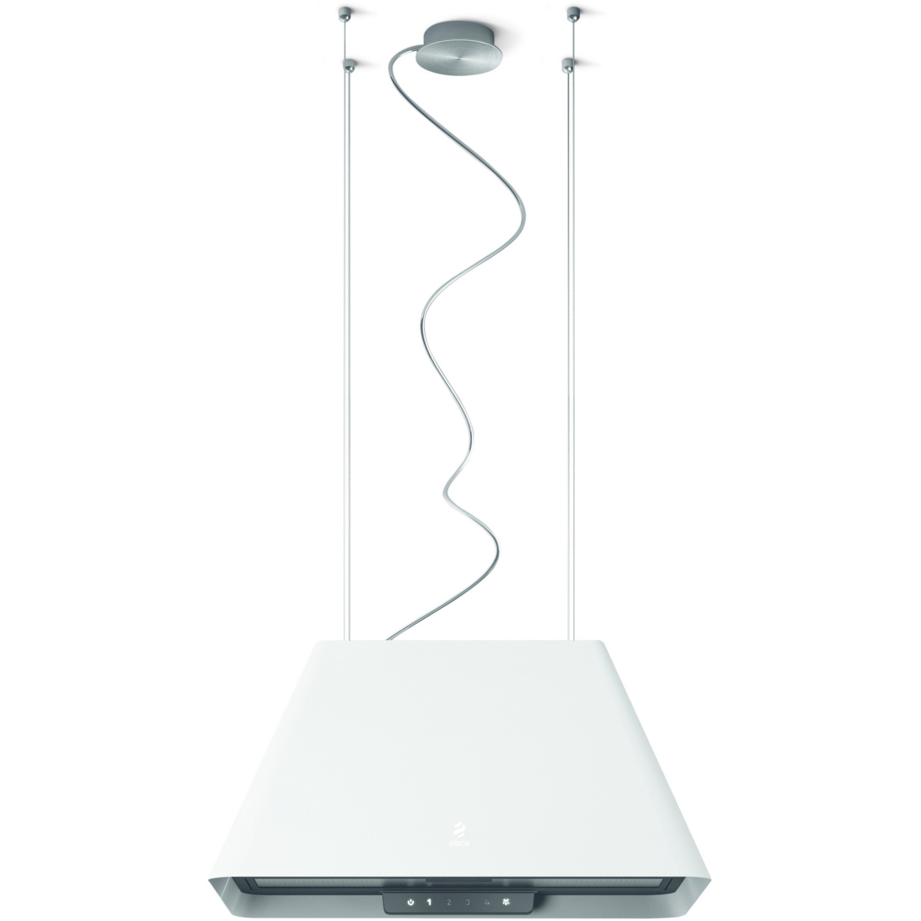 Hotte décorative îlot ELICA IKONA LIGHT WH/F/60