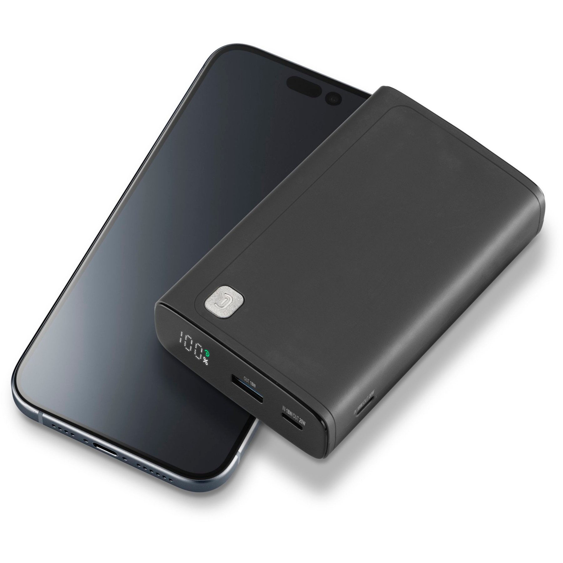 Batterie externe CELLULARLINE 20000mAh 20W PD USB-C noir