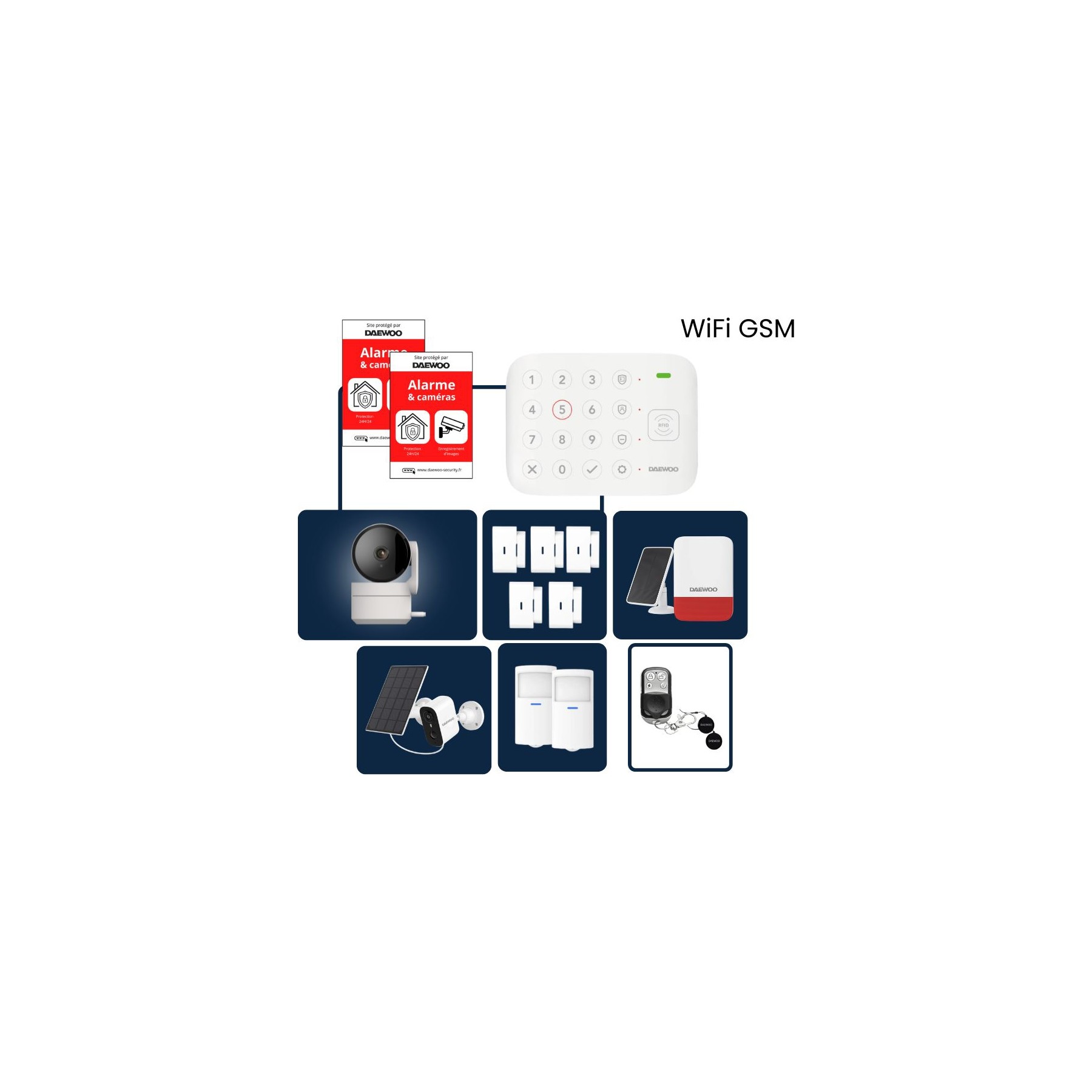 Alarme maison DAEWOO VIG503+