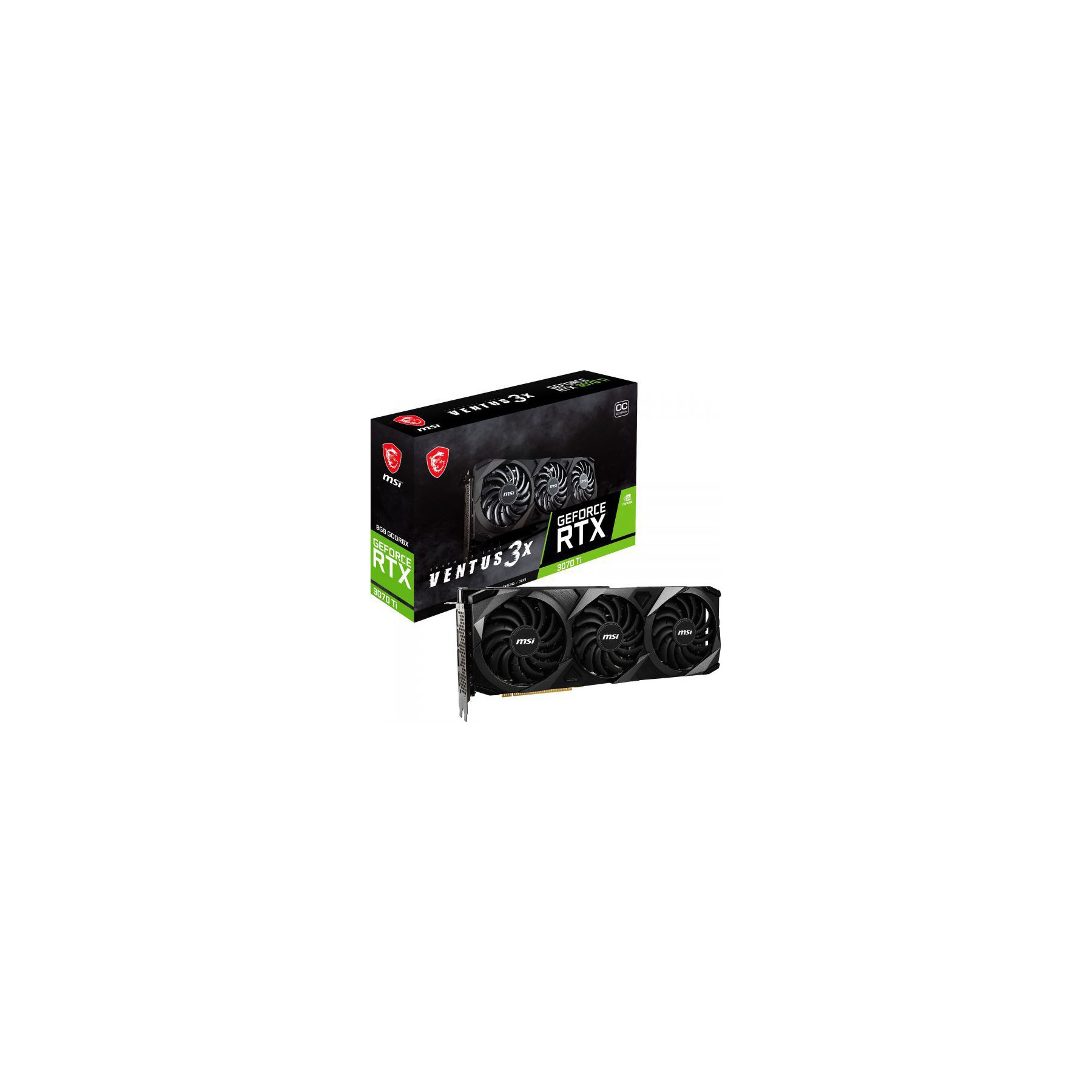 Carte graphique MSI RTX 3070Ti VENTUS 3X 8G OC
