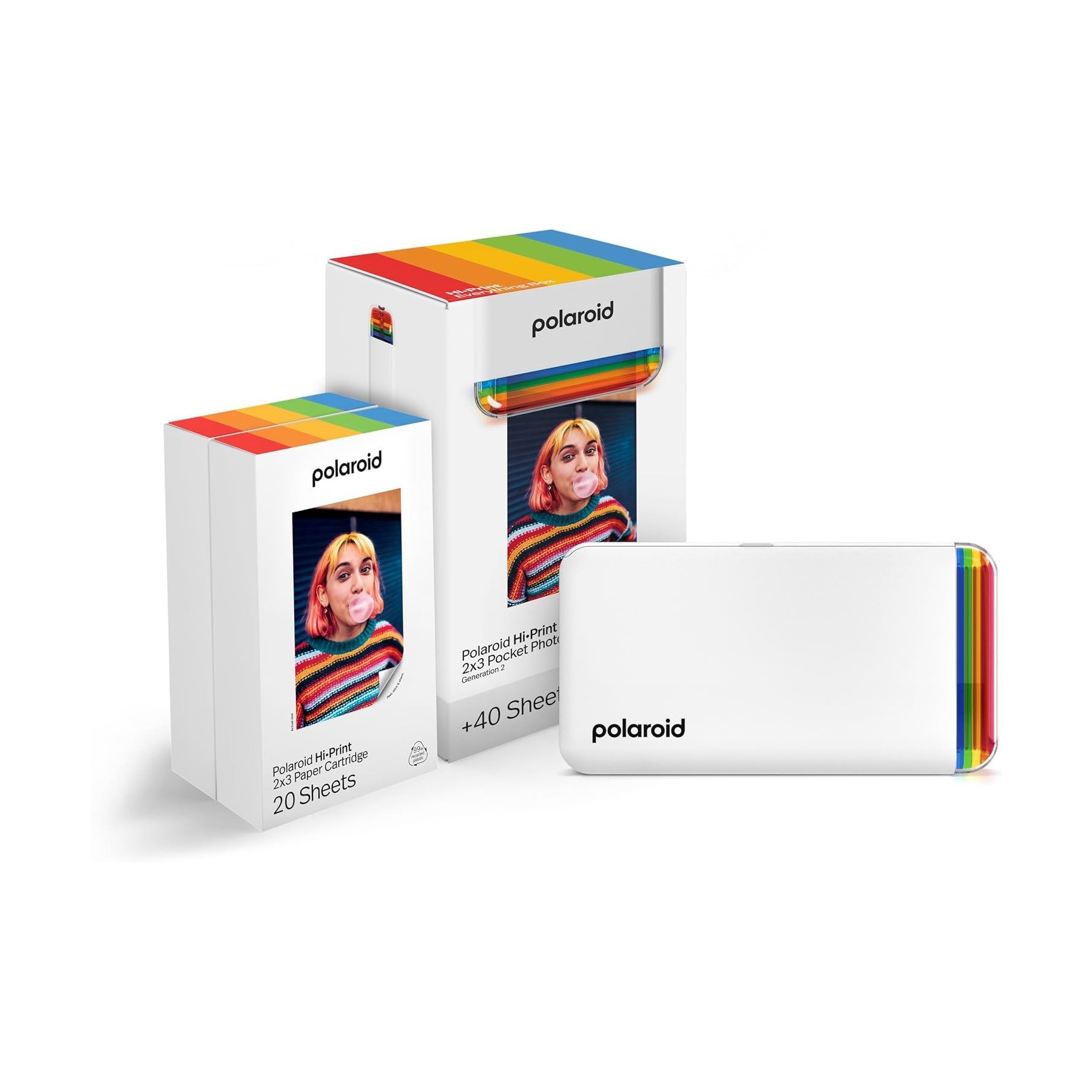 Imprimante photo portable POLAROID Everything Box Hi print 2x3 Gen 2 Blanc