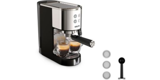 Machine à expresso KRUPS XP444C10 pompe virtuoso +