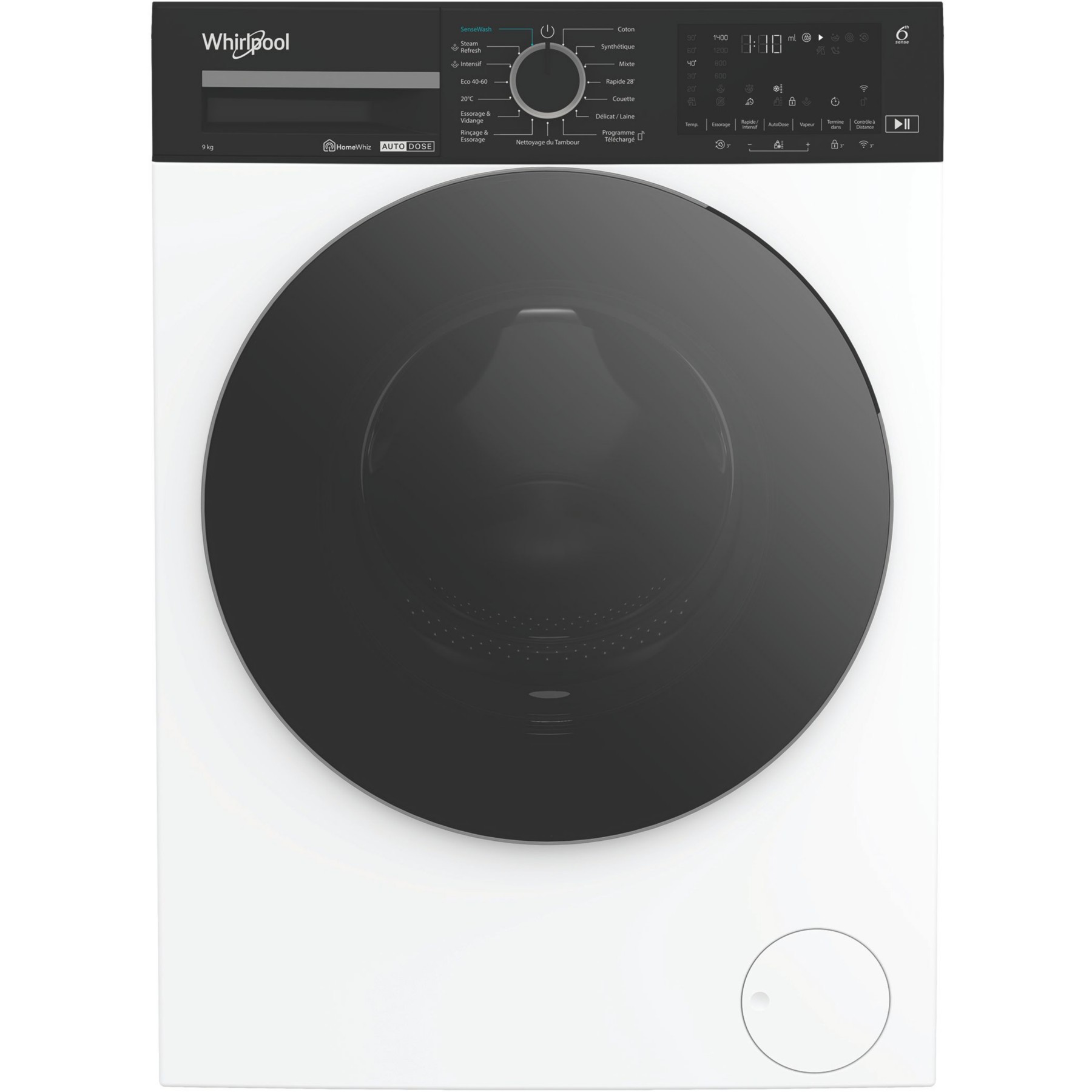 Lave linge hublot WHIRLPOOL WPMD911WADSFR Reconditionné